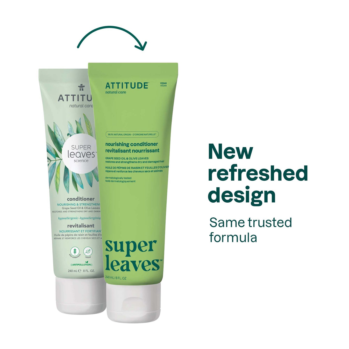 ATTITUDE conditioner nourishing strenghtening grape seed oil olive leaves 11193_en? 8 FL. OZ.