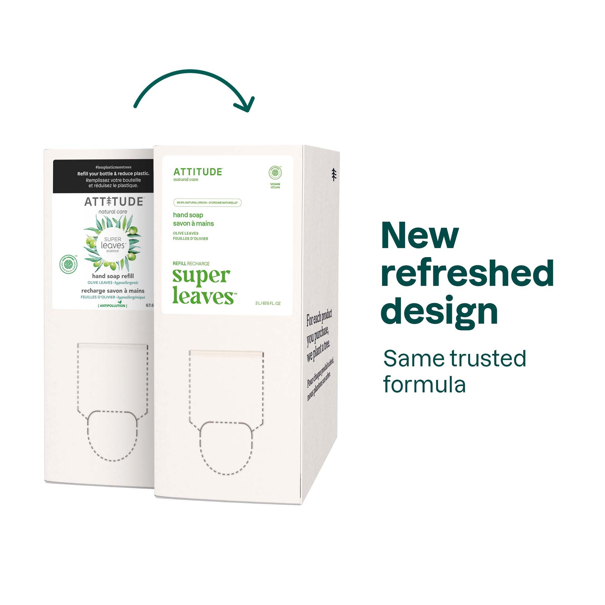 Bulk To Go Liquid Hand Soap - 2L Format - Olive Leaves 84023_en? Eco-Refill 67.6 FL. OZ.