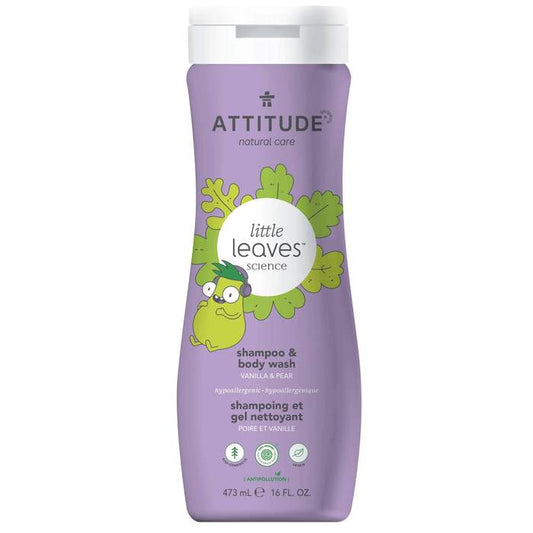 ATTITUDE little leaves™ Shampoo and Body Wash 2-in-1 for kids Vanilla and pear - 16 FL. OZ. 11015_en?_main? Vanilla and pear / 16 FL. OZ.
