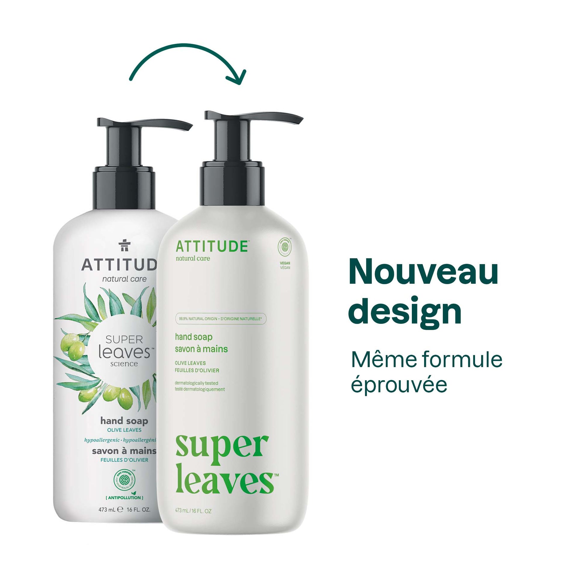 ATTITUDE Super leaves™ Liquid Hand Soap Olive Leaves 14093_en? Olive Leaves 16 FL. OZ.