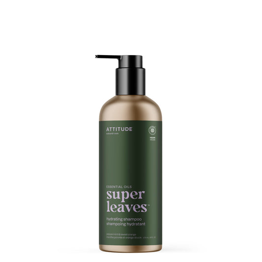 ATTITUDE Super Leaves Essential oils shampoo hydrating Peppermint and sweet orange 19104-btob_en?_main? 16 FL. OZ.