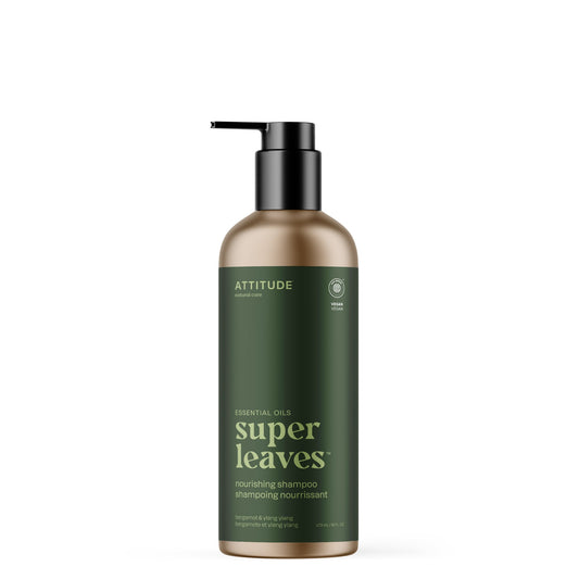 ATTITUDE Super Leaves Essential oils shampoo nourishing Bergamot and ylang-ylang 19102-btob_en?_main? 16 FL. OZ.