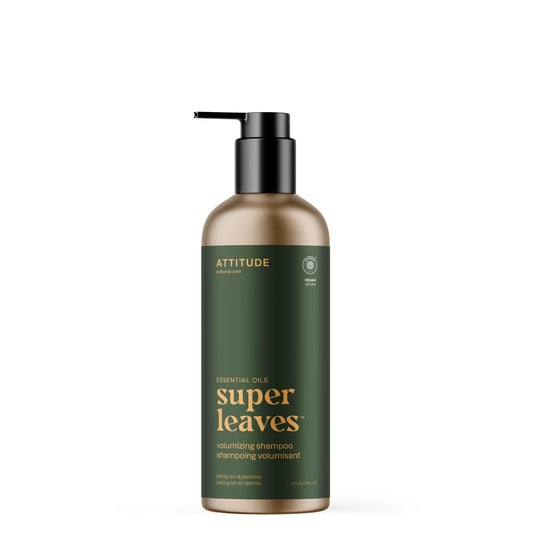 ATTITUDE Super Leaves Essential oil shampoo volumizing Petitgrain and jasmine 19101_en?_main? 16 FL. OZ.