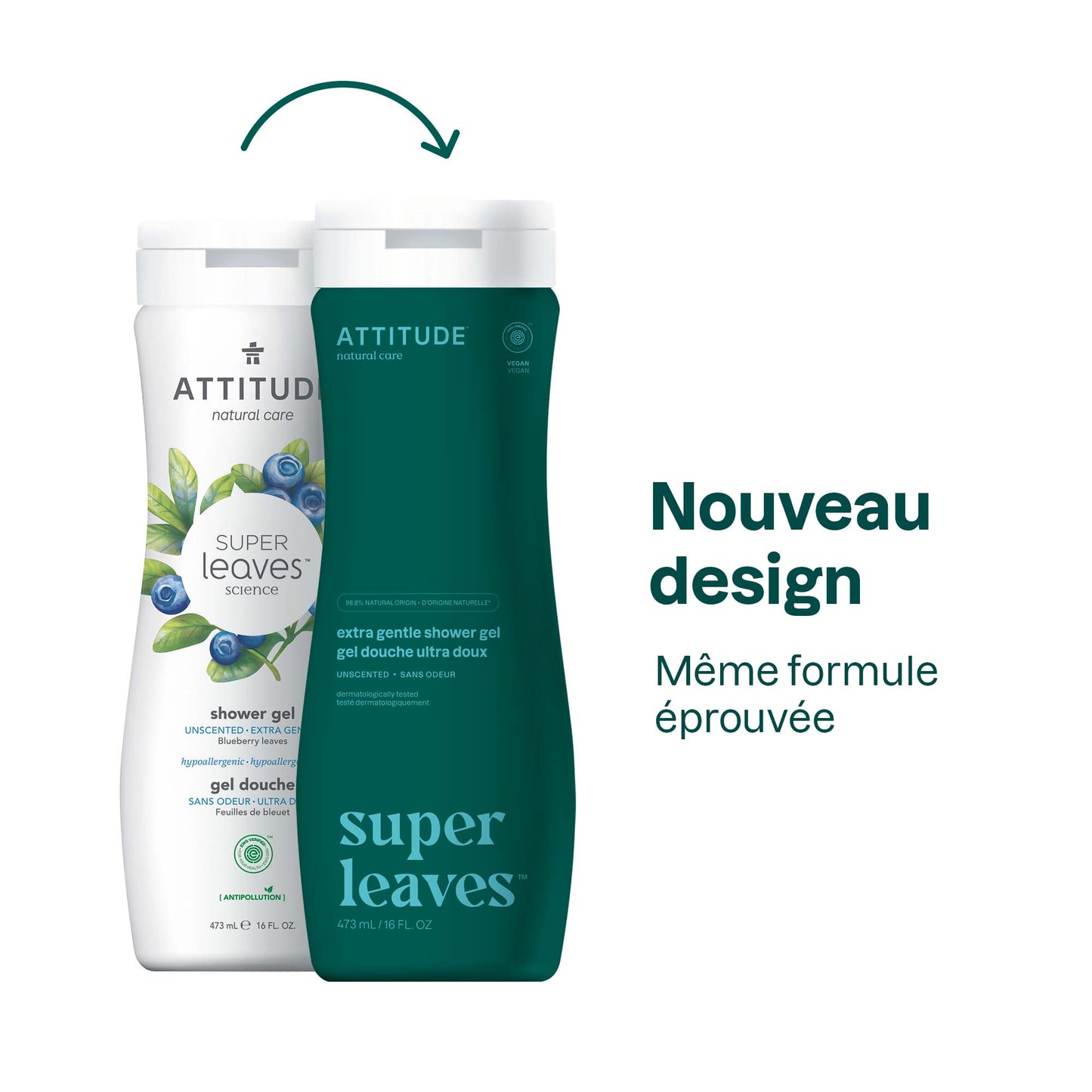 ATTITUDE-Showergel-SuperLeaves-Unscented 11290_en? Unscented 16 FL. OZ.
