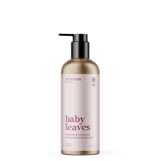 ATTITUDE Baby Leaves Aluminum shampoo body wash Unscented 19610-btob_en?_main? 473mL