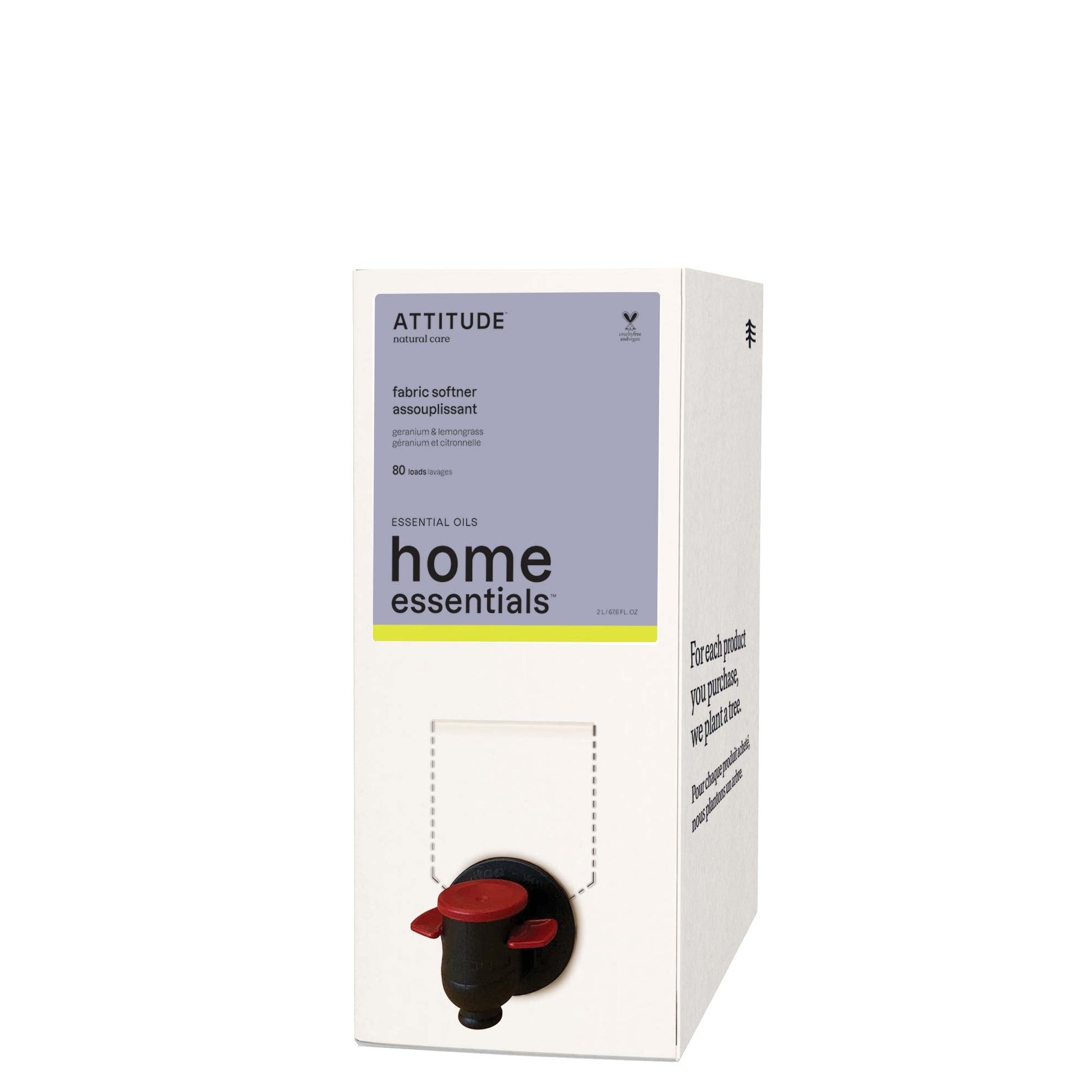 ATTITUDE Home Essentials Essential oils Fabric Softener 87218-btob_en?_main? Geranium & Lemongrass Eco-Refill 67.6 FL. OZ.