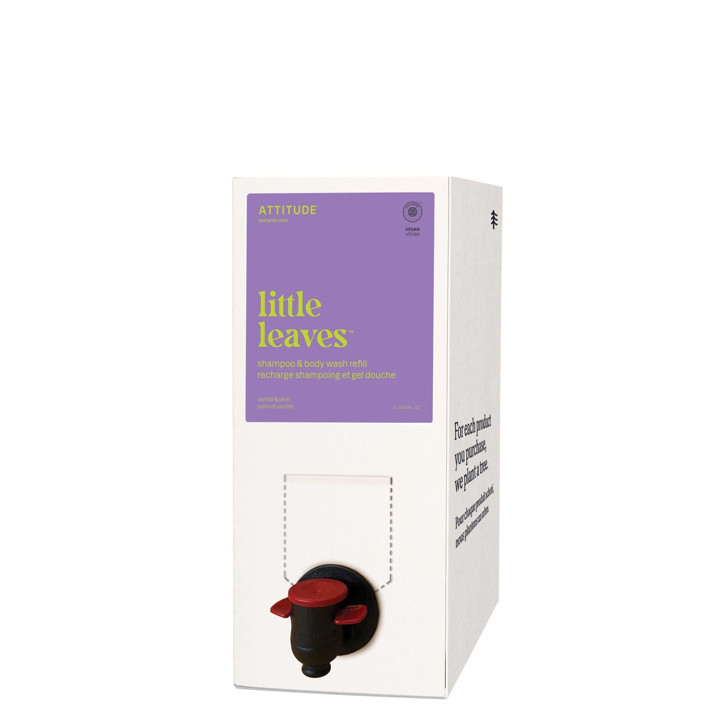 ATTITUDE Little Leaves Eco-Refill shampoo body wash Vanilla Pear 87415-btob_en?_main? 2L