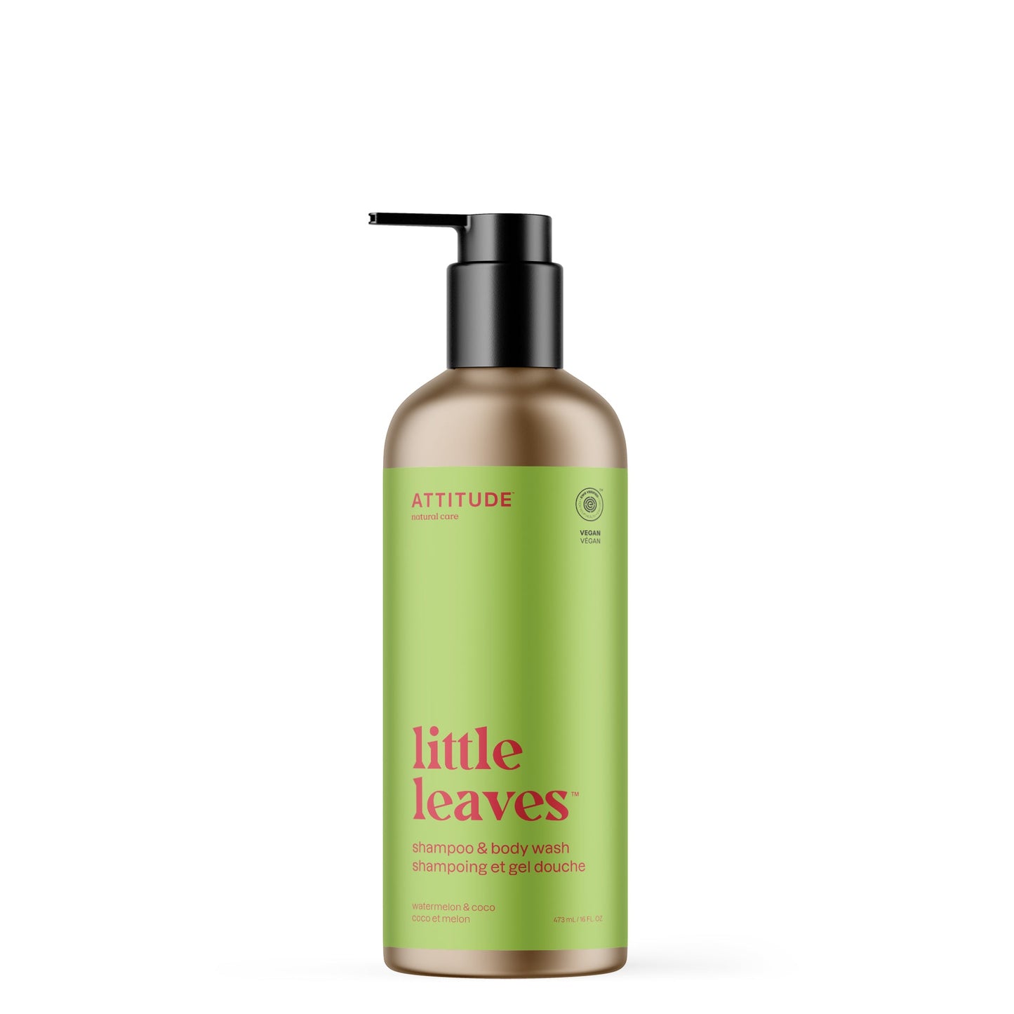 ATTITUDE Little Leaves Aluminum shampoo body wash Watermelon & Coco 19417-btob_en?_main? 473mL