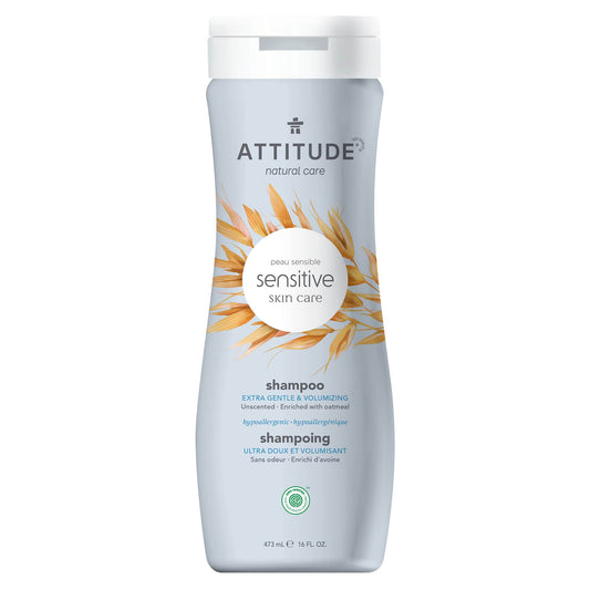 ATTITUDE Sensitive skin Extra Gentle & Volumizing Shampoo Fragrance-free 60101_en?_main? 16 FL. OZ.