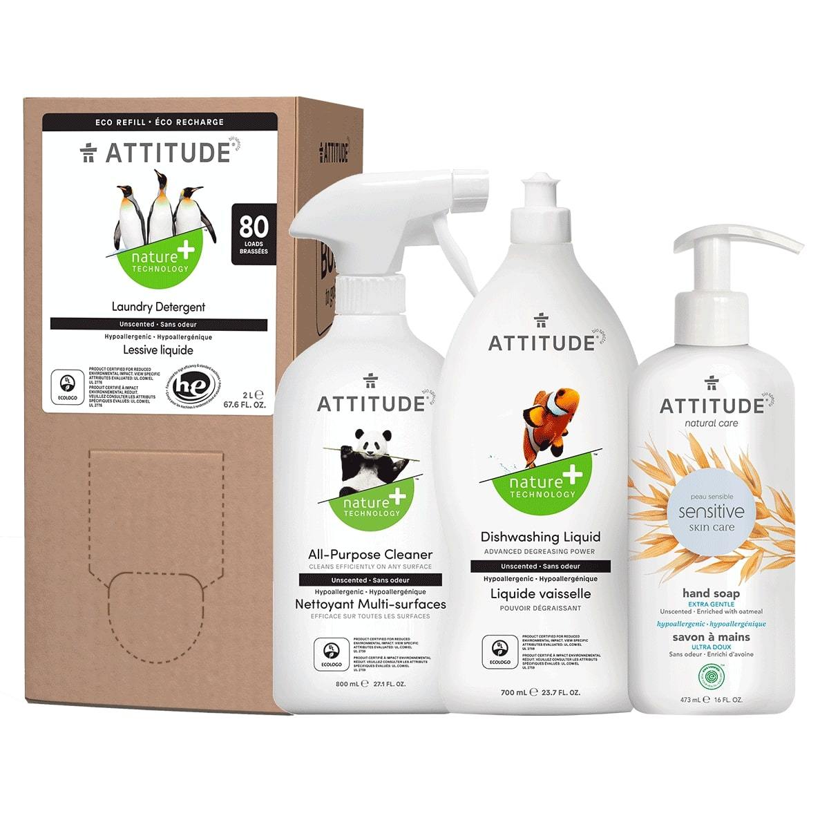 Home essentials bundle Nature+ Unscented BDL_60411-80329-10190-80225_en? _main?