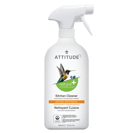 ATTITUDE Nature+ Technology Kitchen Cleaner Citrus Zest Bottle 27 FL. OZ. 10680_en?_main? Bottle 27 FL. OZ.