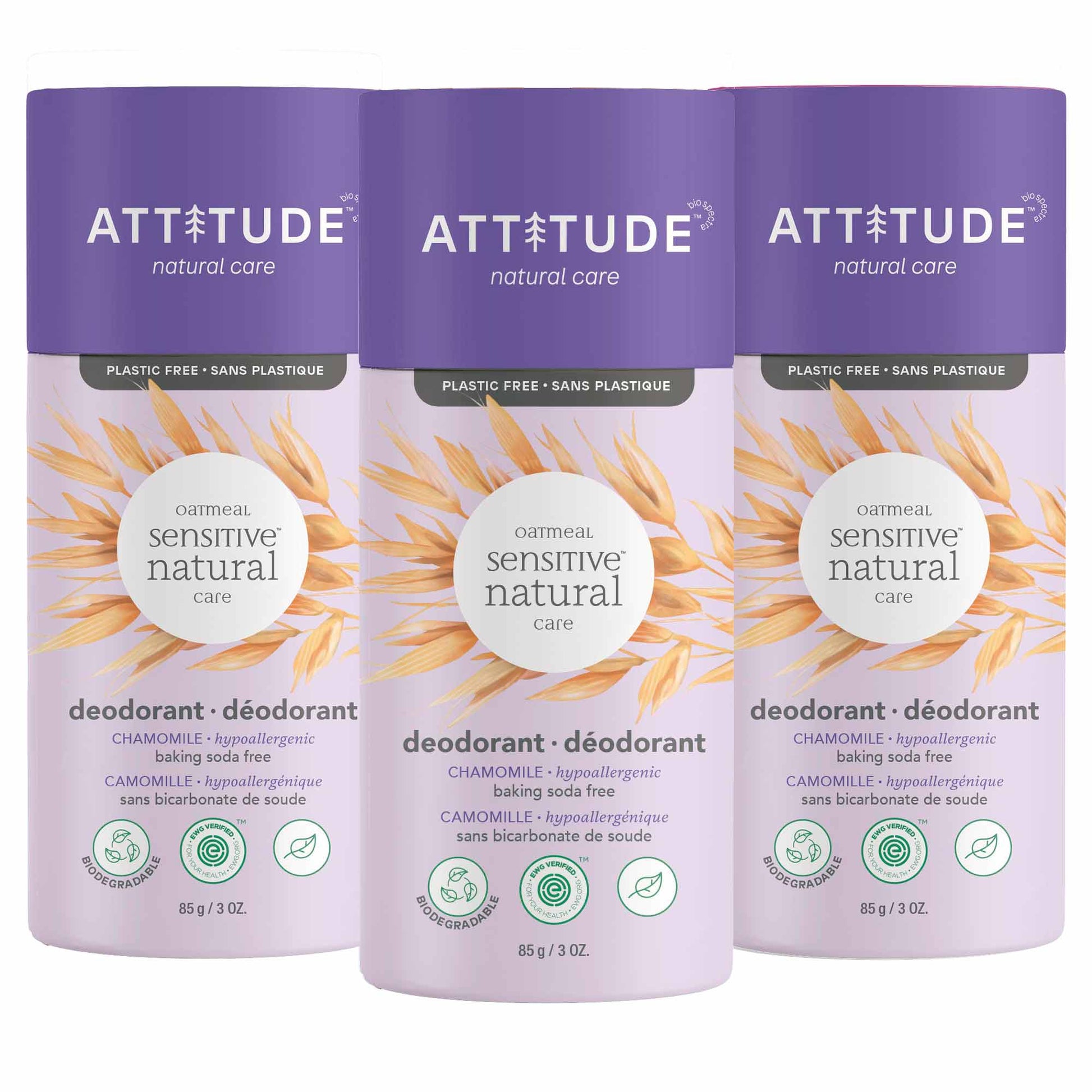 ATTITUDE Baking Soda Free Deodorant Sensitive Skin Chamomile_en? Chamomile 3 units