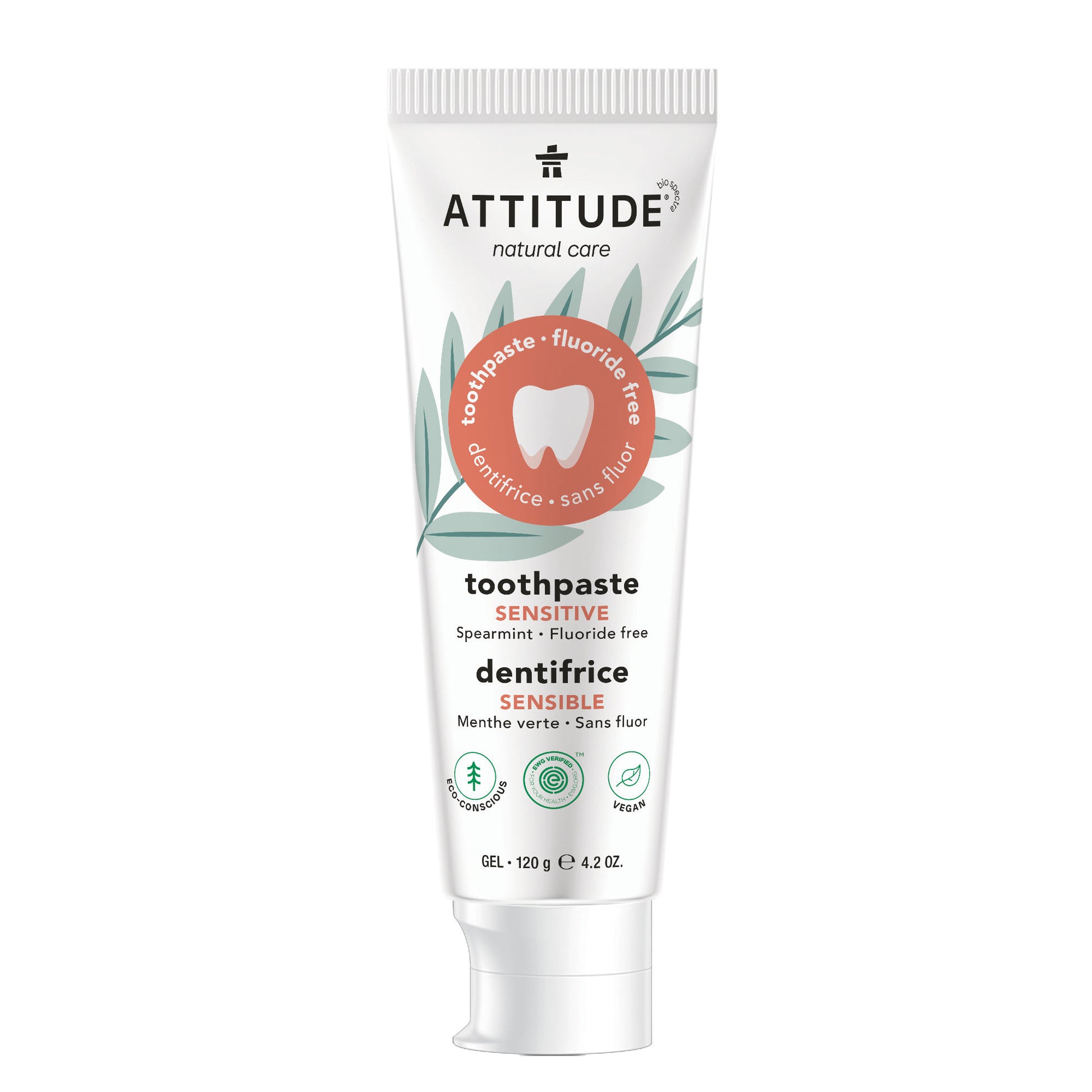 ATTITUDE Fluoride Free Adult Toothpaste : Sensitive_en?_main?