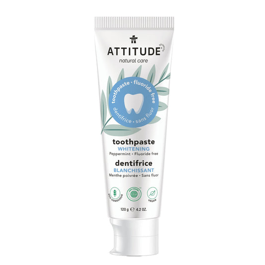 ATTITUDE Fluoride Free Adult Toothpaste : Whitening Peppermint_en?_main?