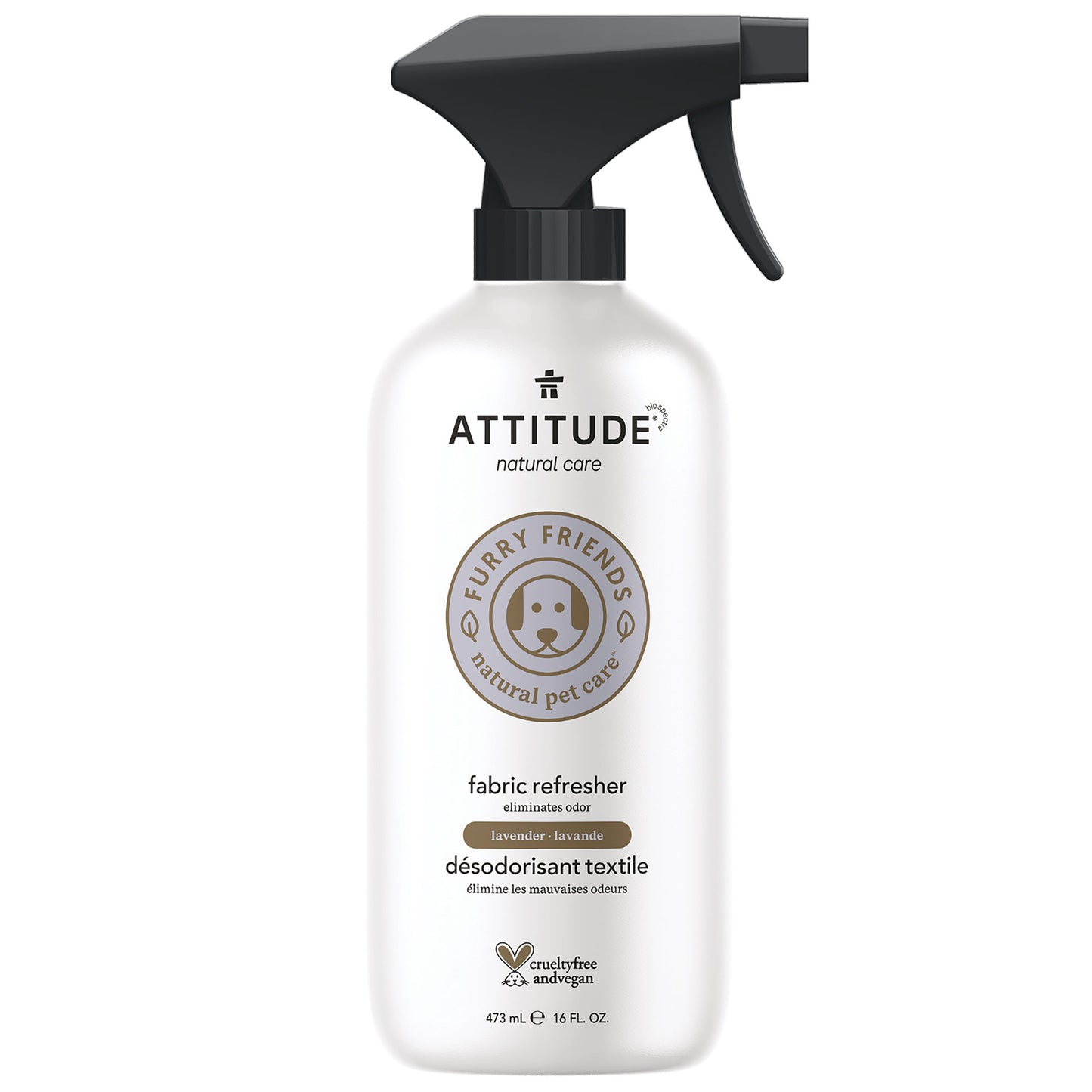 ATTITUDE Furry Friends™ Fabric Refresher for Pets Bottle 16 FL. OZ. - Lavender 81171_en?_main? Bottle 16 FL. OZ.