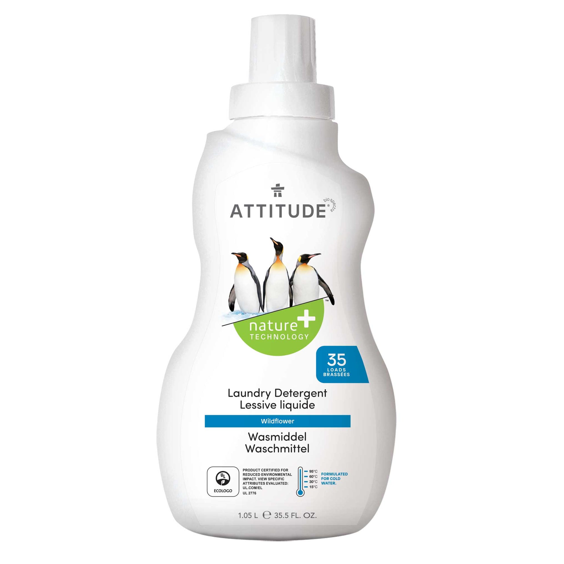 ATTITUDE Nature+ Technology Laundry Detergent 35 loads - Wildflowers 22032_en?_main? Wildflowers / 35 loads