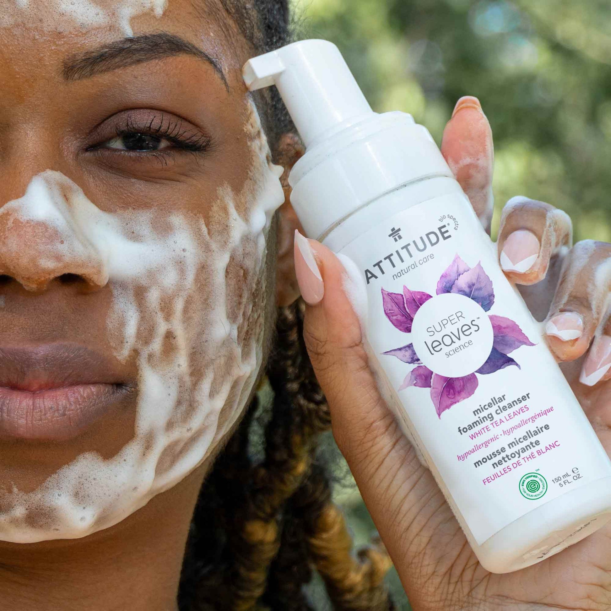 Atttitude Micellar Foaming Cleanser White Tea Leaves 14067_en?_hover?