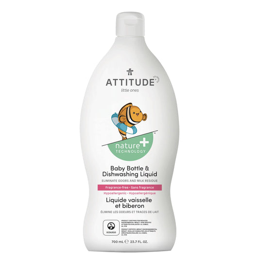 ATTITUDE Nature+ baby bottle dishwashing liquid fragrance free hypoallergenic 13179_en?_main? Unscented / 23.7 FL. OZ.