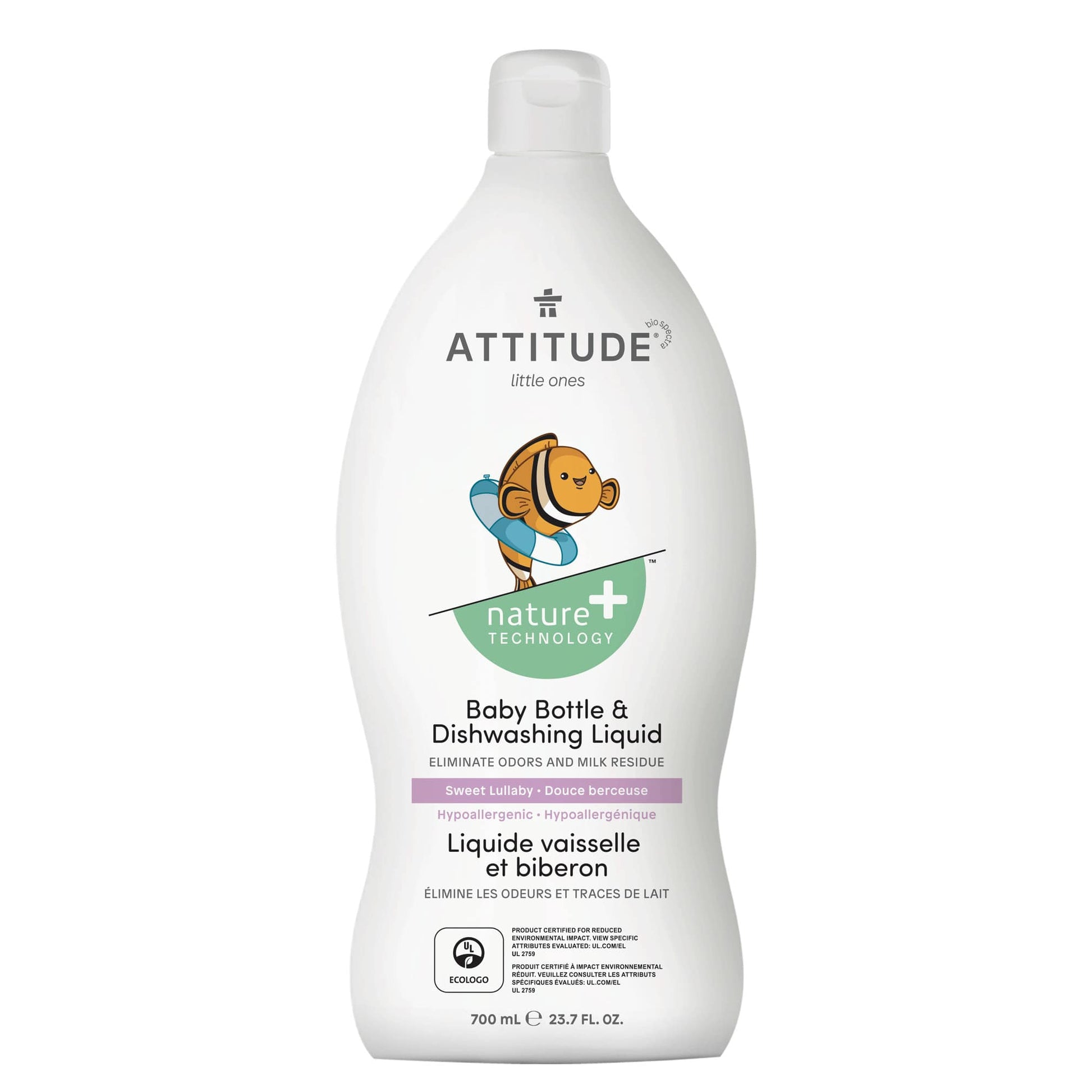 ATTITUDE Nature+ dishwashing liquid sweet lullaby hypoallergenic 13177_en?_main? Sweet Lullaby / 23.7 FL. OZ.
