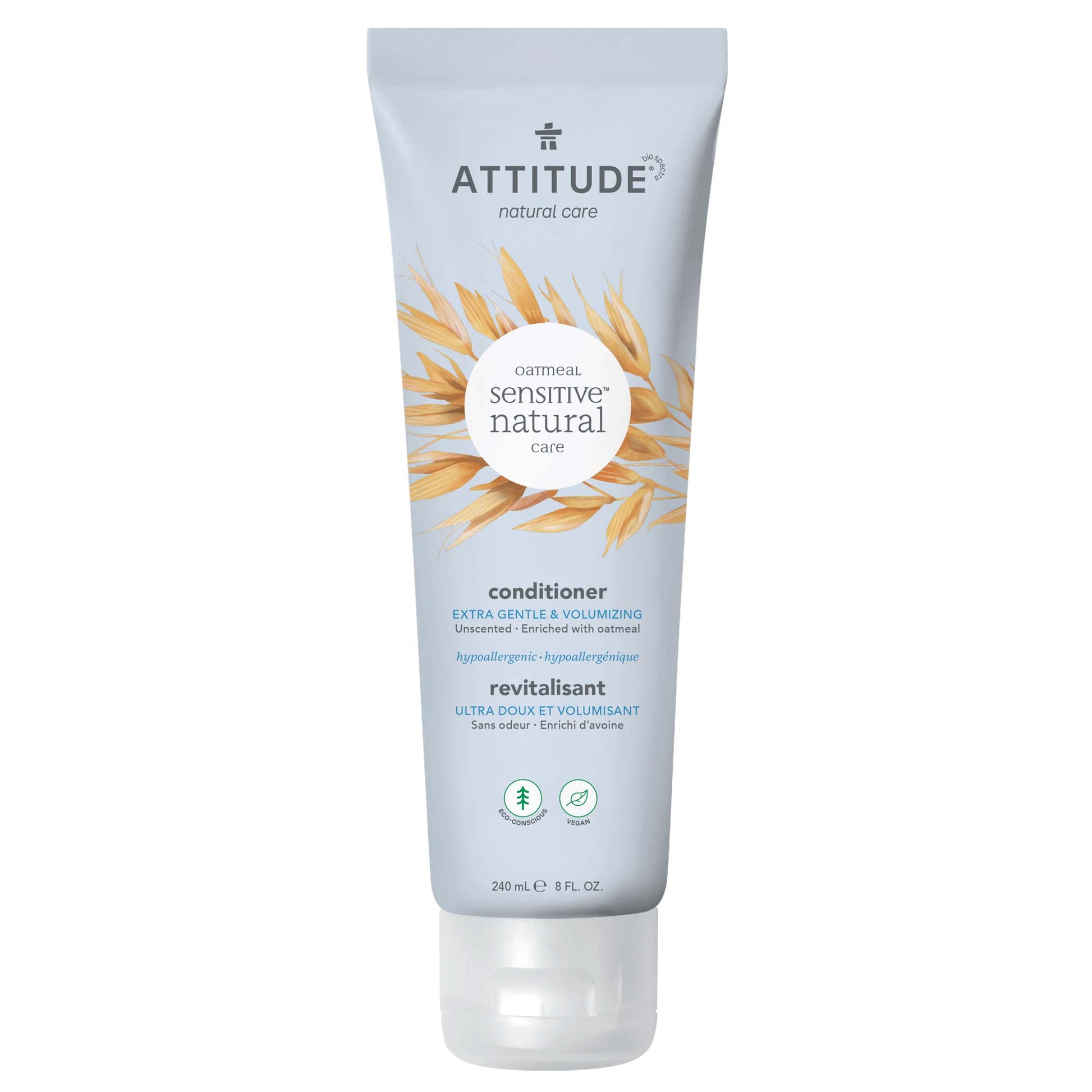 ATTITUDE Oatmeal sensitive natural care Conditioner Extra Gentle & Volumizing Unscented 946 mL_en?_main? 8.1 FL. OZ.