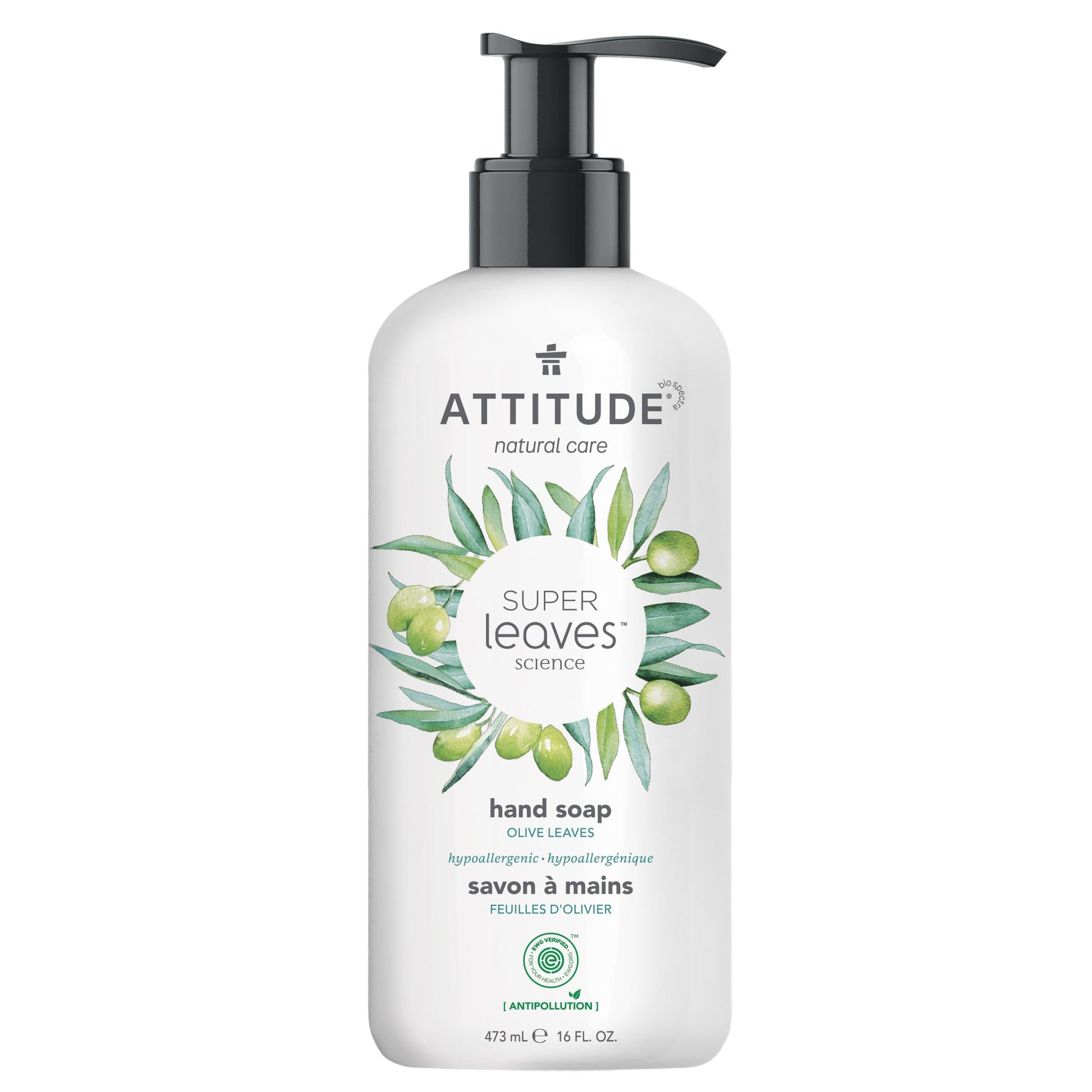 ATTITUDE Super leaves™ Liquid Hand Soap Olive Leaves 14093_en?_main? Olive Leaves 16 FL. OZ.