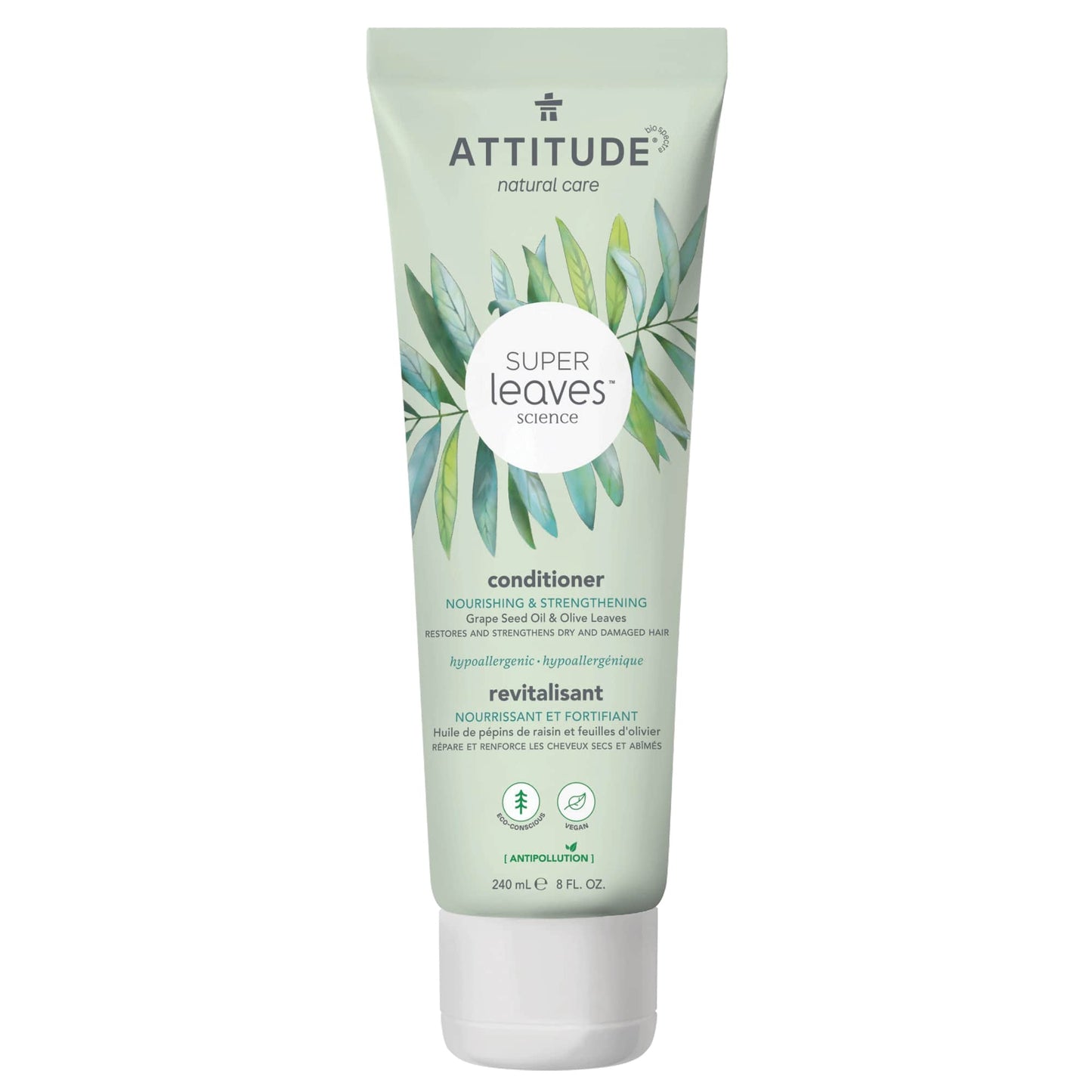 ATTITUDE conditioner nourishing strenghtening grape seed oil olive leaves 11193_en?_main? 8 FL. OZ.