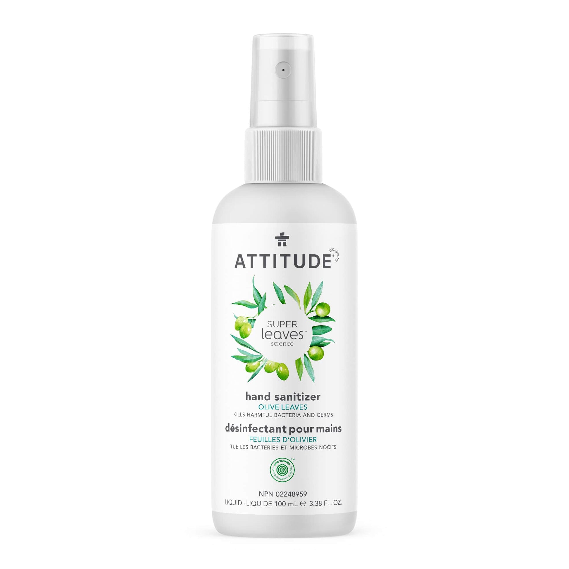 ATTITUDE Super leaves Hand Sanitizer Olive Leaves_en?_main? Olive Leaves 3.38 FL. OZ.