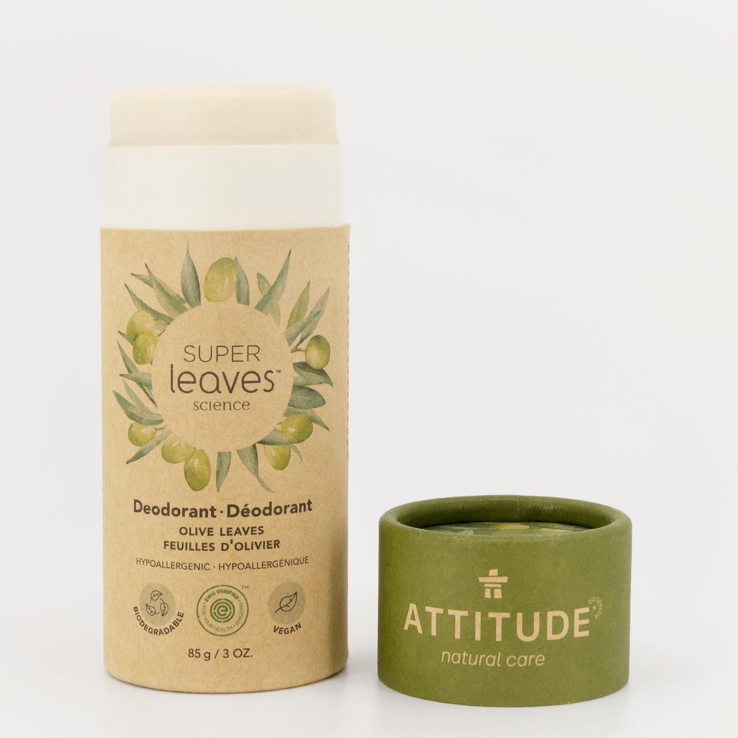 Deodorant - Texture Olive leaves Super leaves ATTITUDE 11993 _en?_back? Olive Leaves 1 unit
