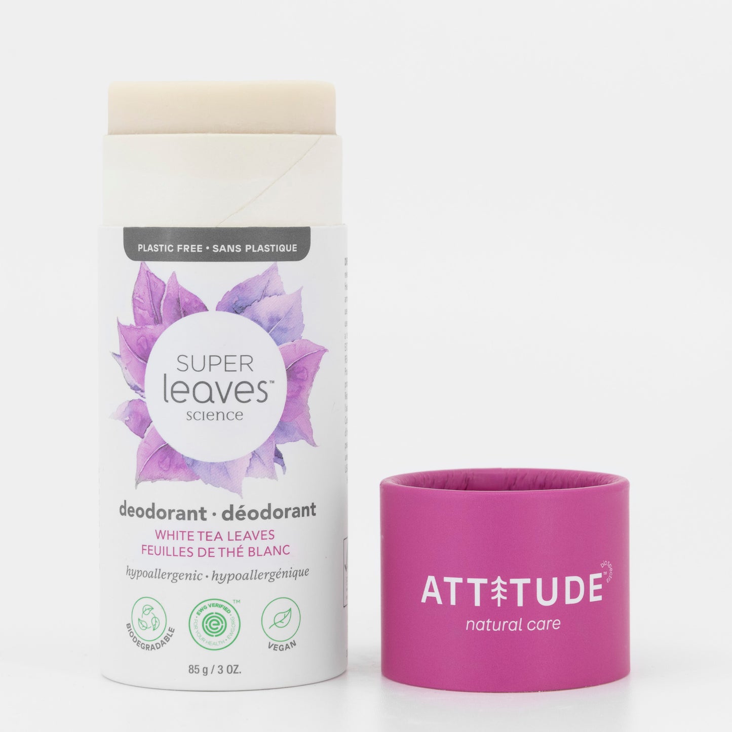 Deodorant - Texture White Tea Leaves Super leaves ATTITUDE 11990 _en?_back? White Tea Leaves 1 unit