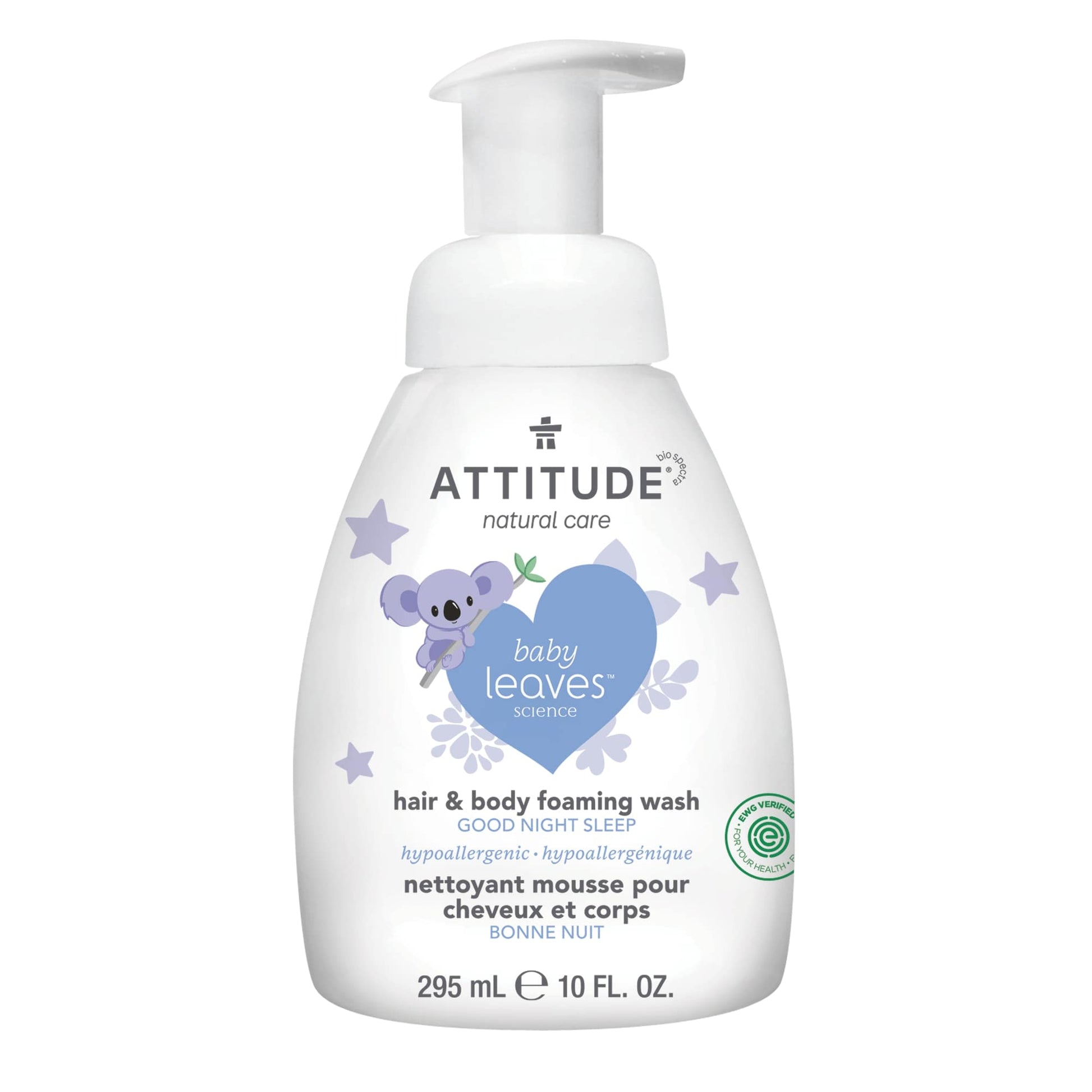 ATTITUDE  baby leaves™  2-in-1 Hair and Body Foaming Wash   Good Night 16633_en?_main? Good Night