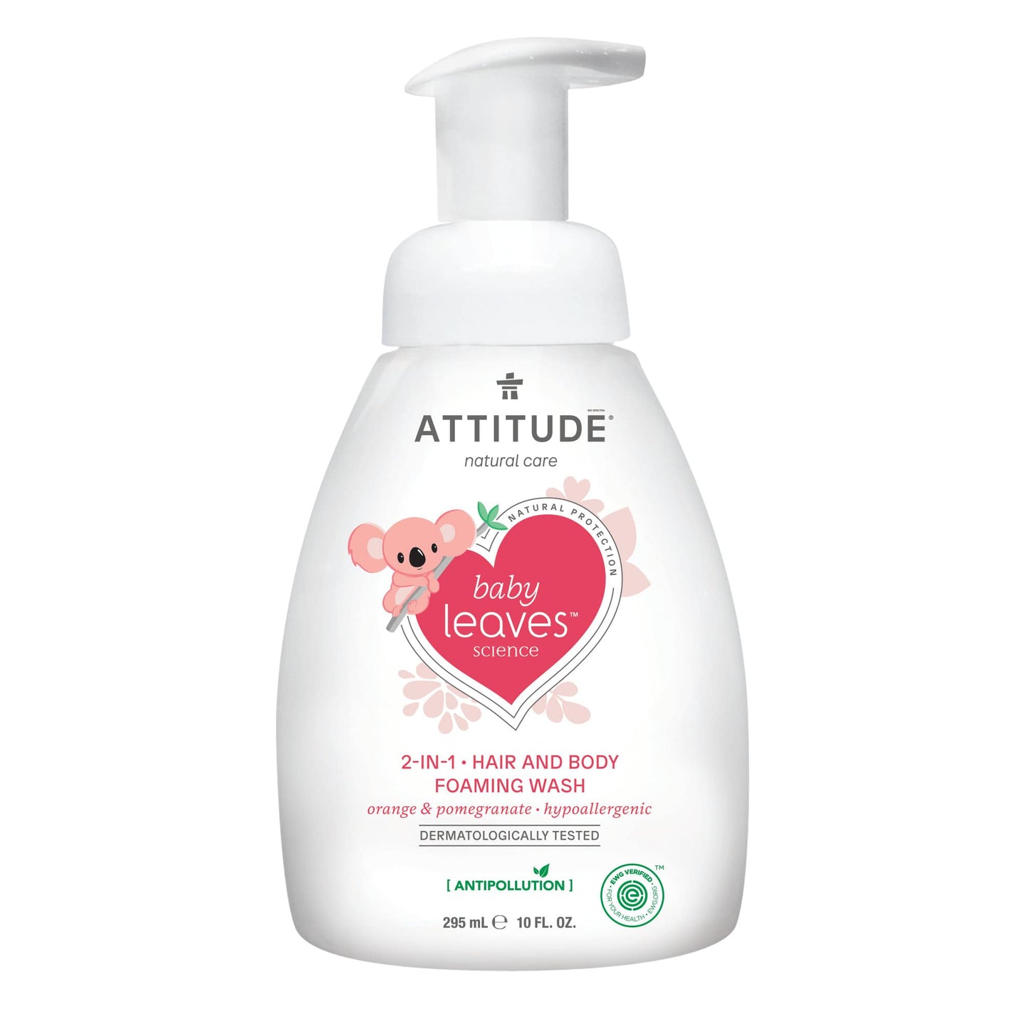 ATTITUDE baby leaves™ 2-in-1 Hair and Body Foaming Wash Orange & pomegranate 16631_en?_main? Orange and Pomegranate