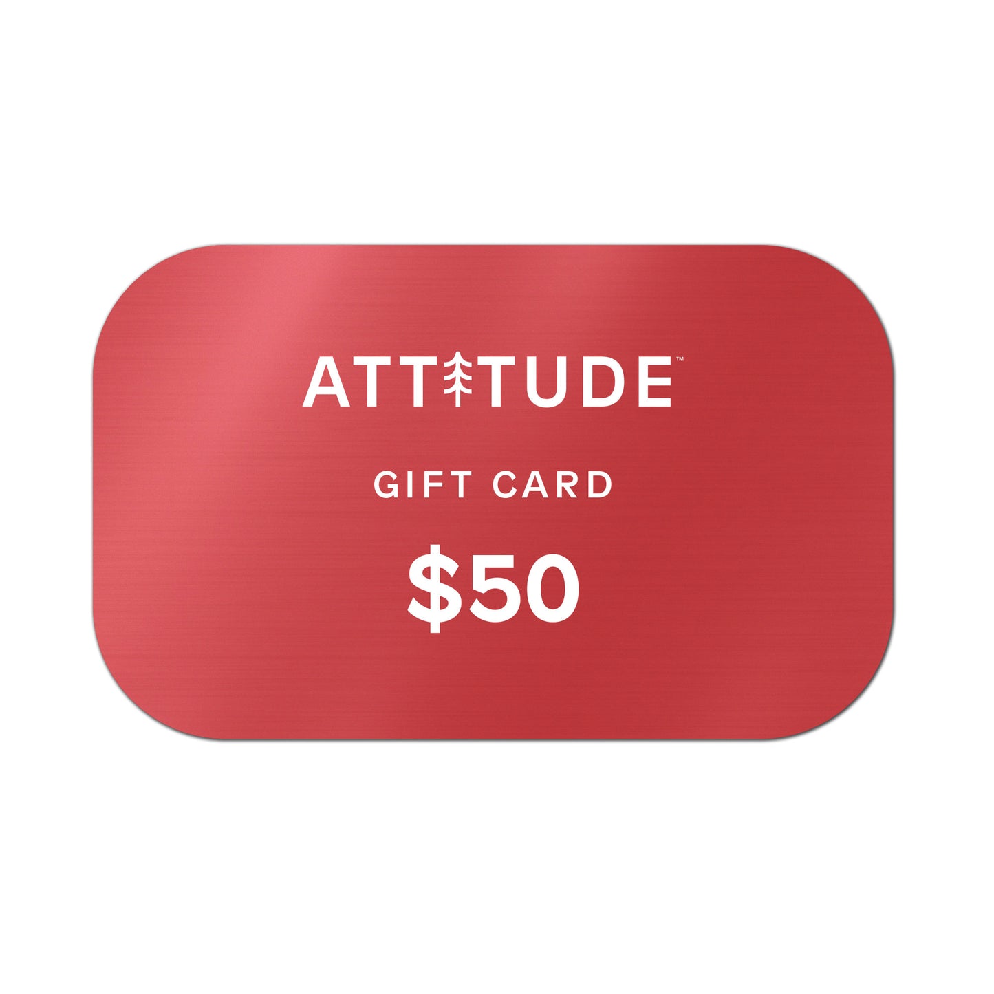 Gift card for ATTITUDE website, Selections $50.00 _en? _main? $50.00