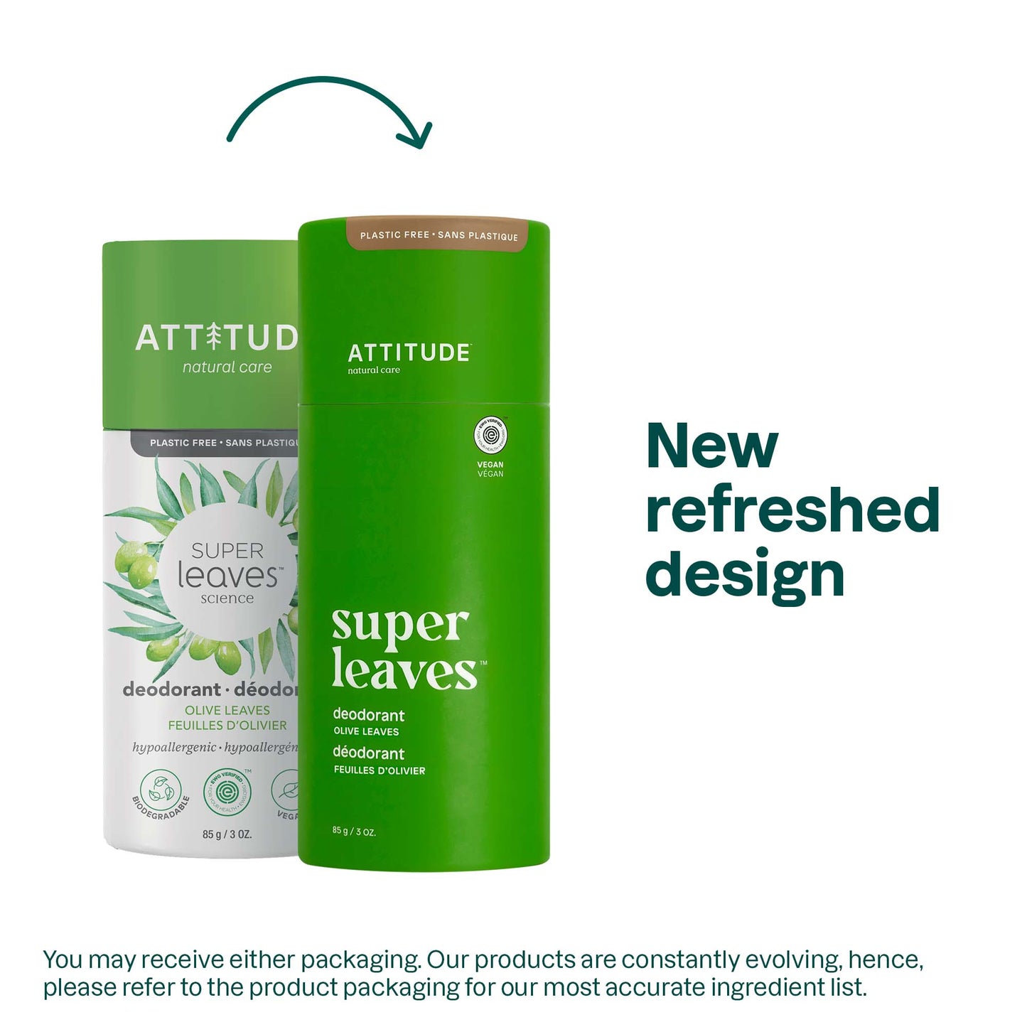 Plastic Free Deodorant : SUPER LEAVES™.