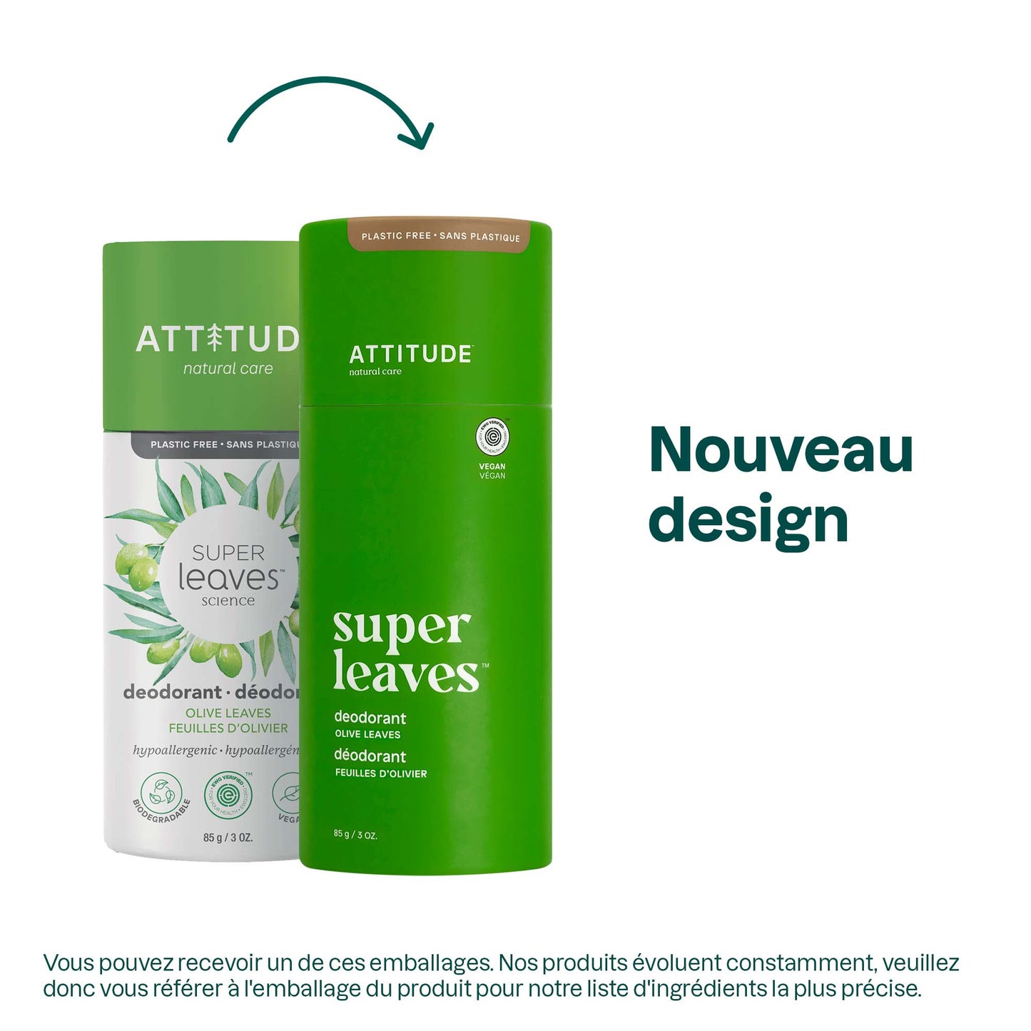 Plastic Free Deodorant : SUPER LEAVES™.