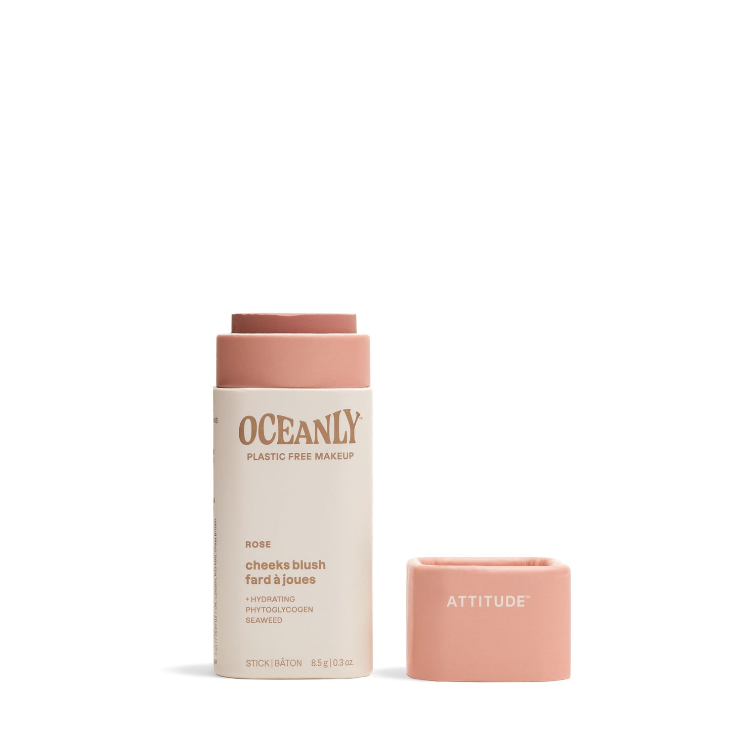 ATTITUDE Oceanly Cream blush stick Rose 8.5g Unscented 16121-btob_en?_main?