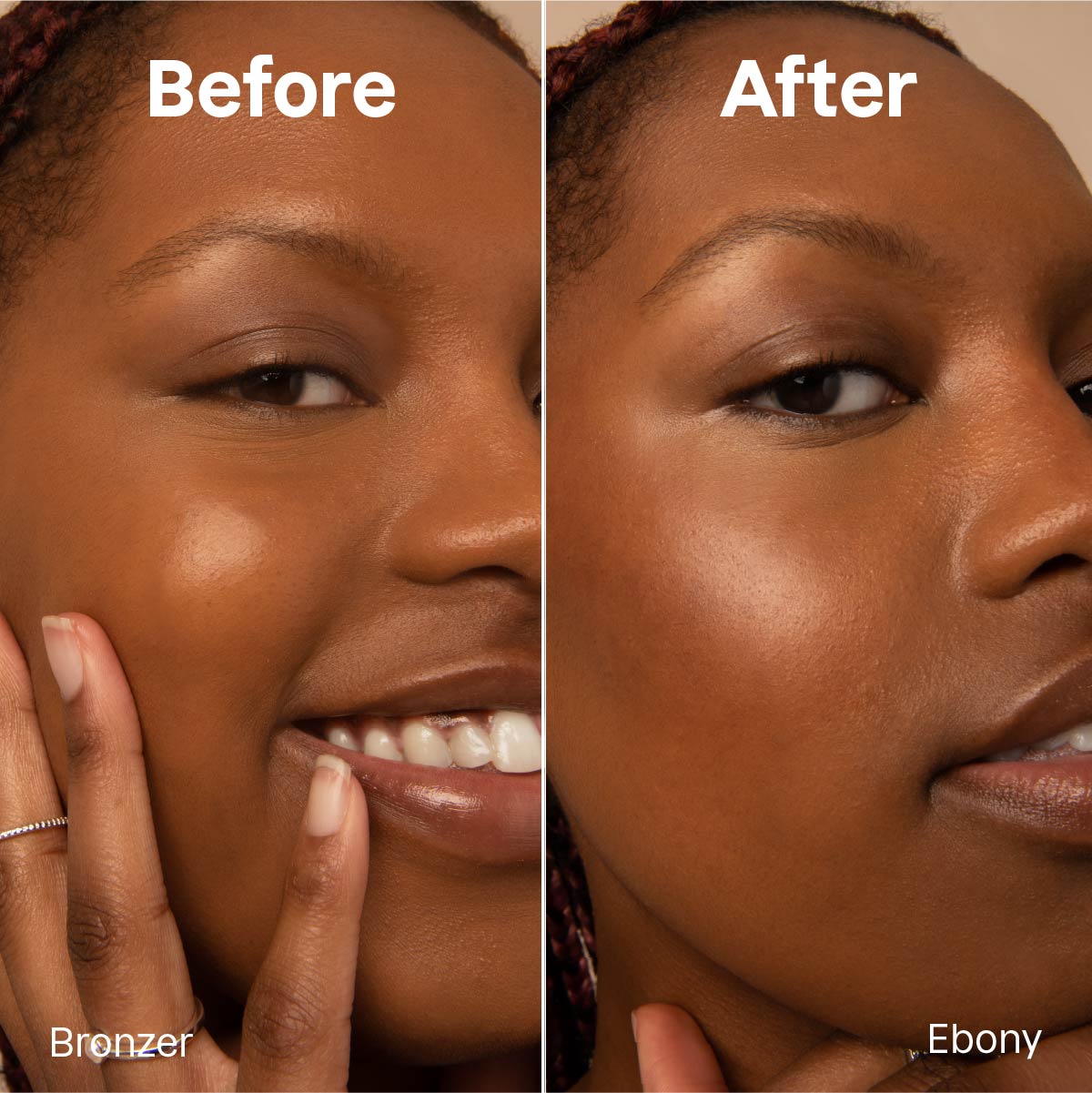 ATTITUDE Oceanly Bronzer Stick before after Ebony 0.42 OZ Unscented_16137-btob_en?