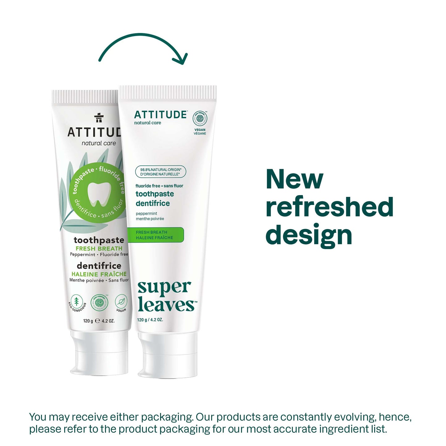 Fluoride Free Adult Toothpaste.