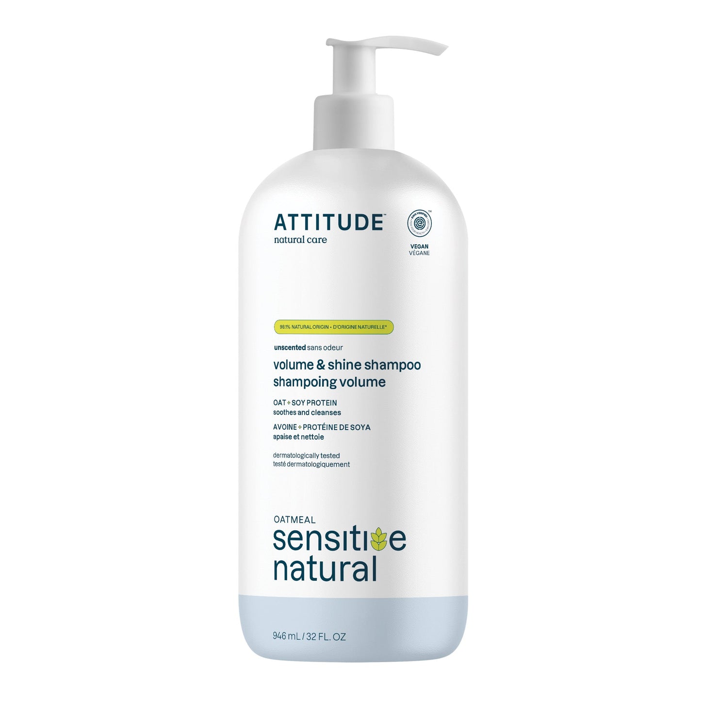 Oatmeal sensitive care Shampoo : Extra Gentle & Volumizing