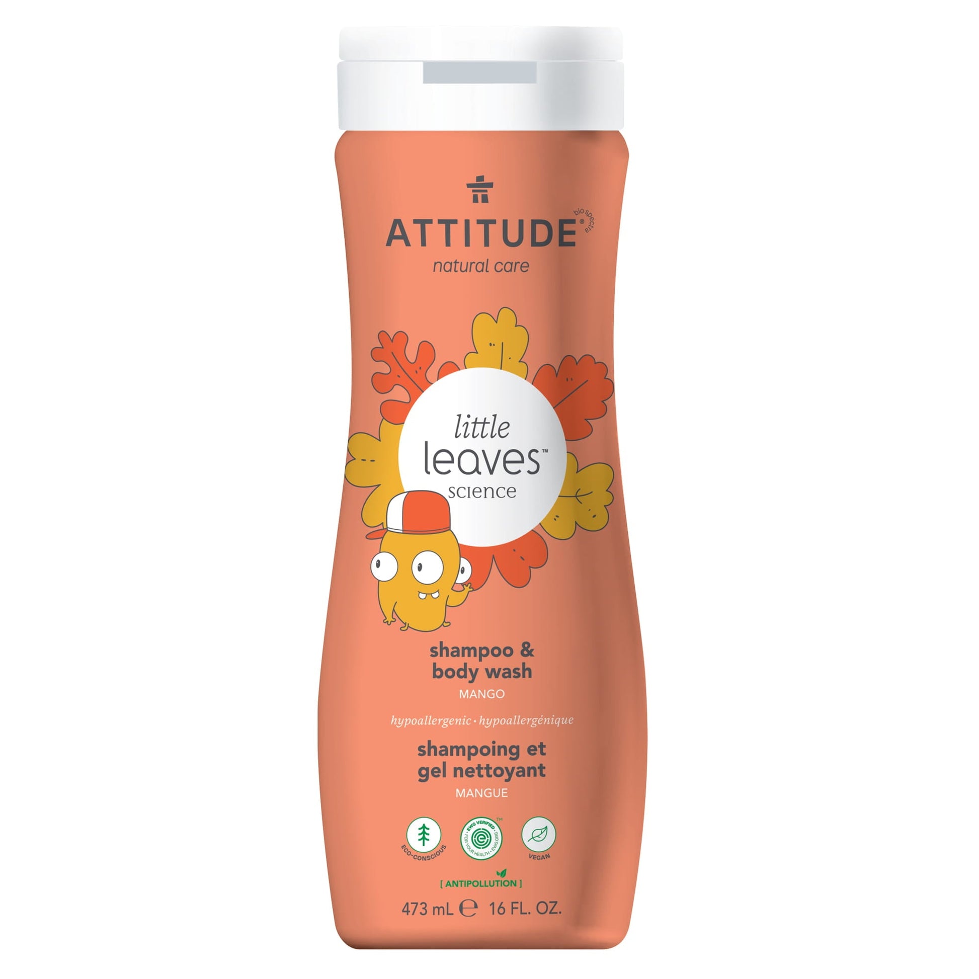 ATTITUDE little leaves™ Shampoo and Body Wash 2-in-1 for kids Mango - 16 FL. OZ. 11018_en?_main? Mango / 16 FL. OZ.