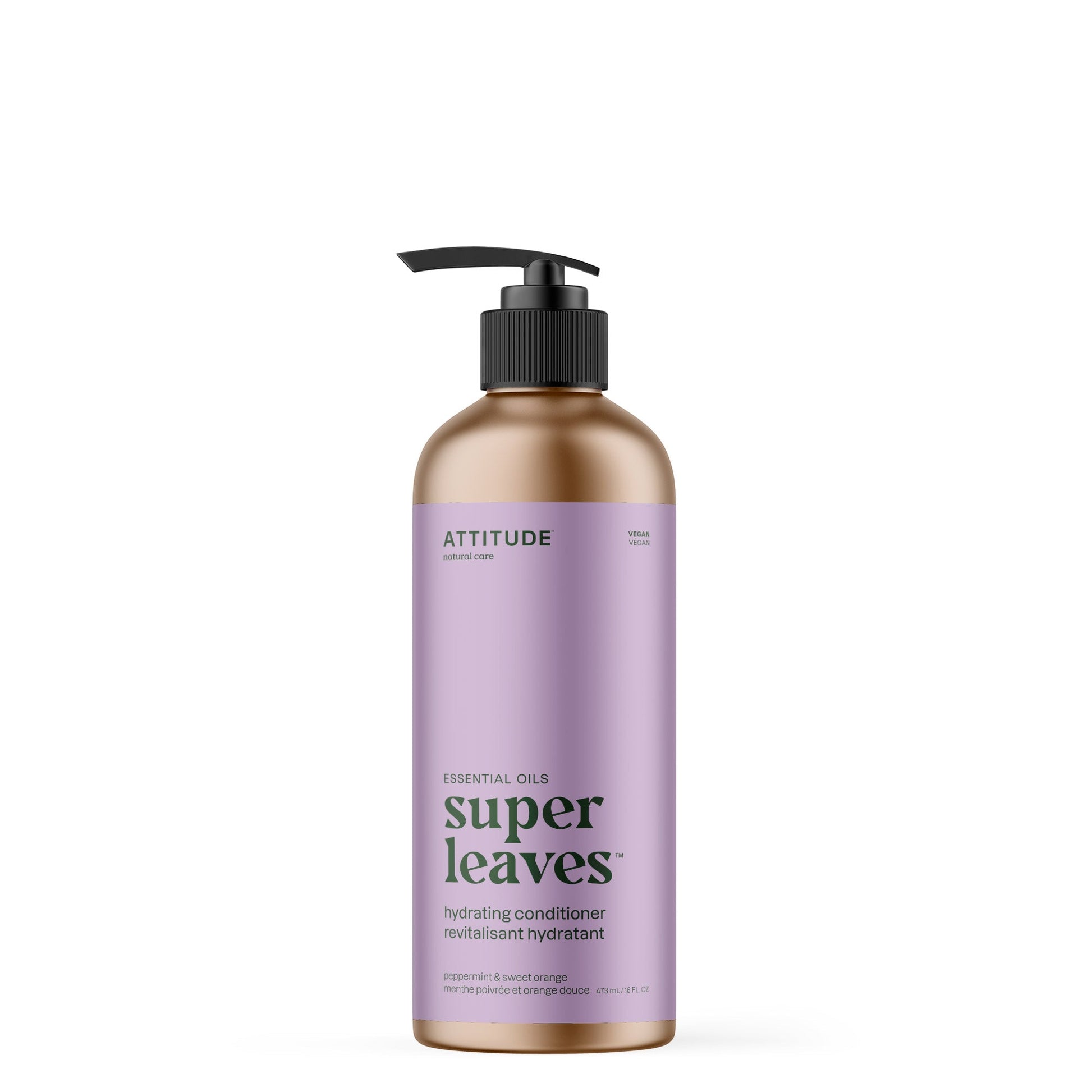 ATTITUDE Super Leaves Essential oils conditioner hydrating Peppermint and sweet orange 19114-btob_en?_main? 16 FL.OZ.