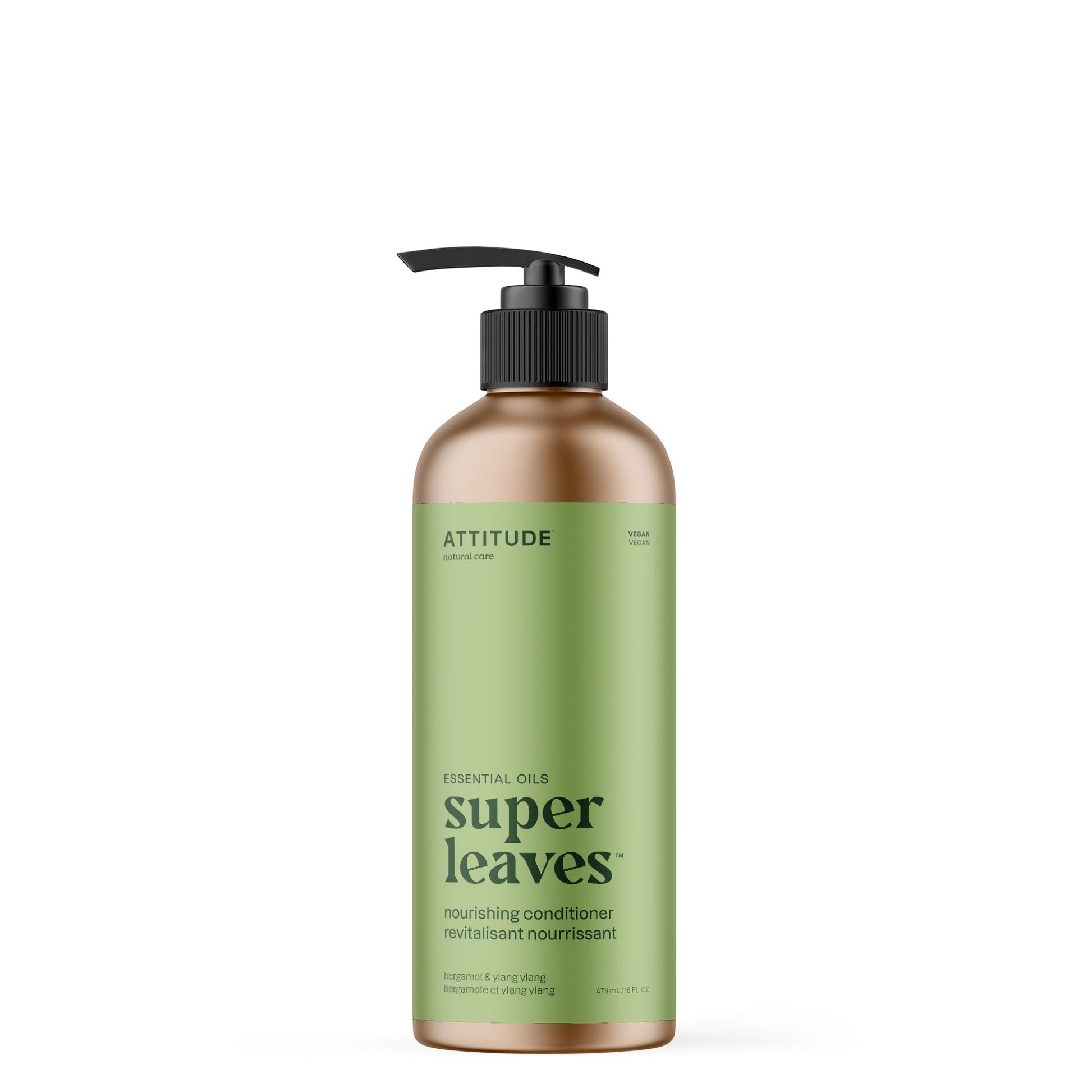 ATTITUDE Super Leaves Essential oils conditioner nourishing Bergamot and ylang-ylang 19112-btob_en?_main? 16 FL. OZ.