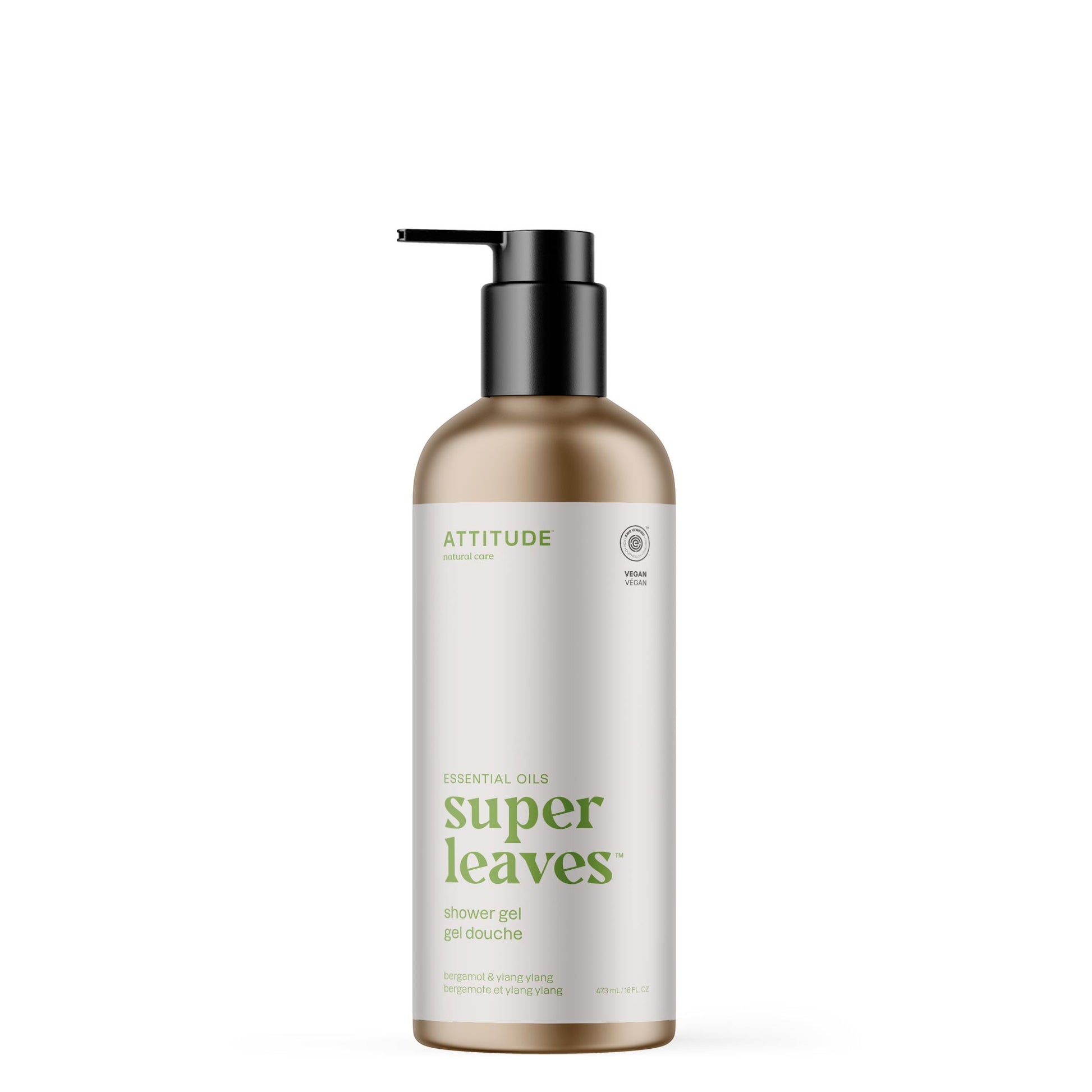 ATTITUDE Super Leaves Essential oils shower gel Bergamot and ylang-ylang 19832_en?_main? 16 FL. OZ.