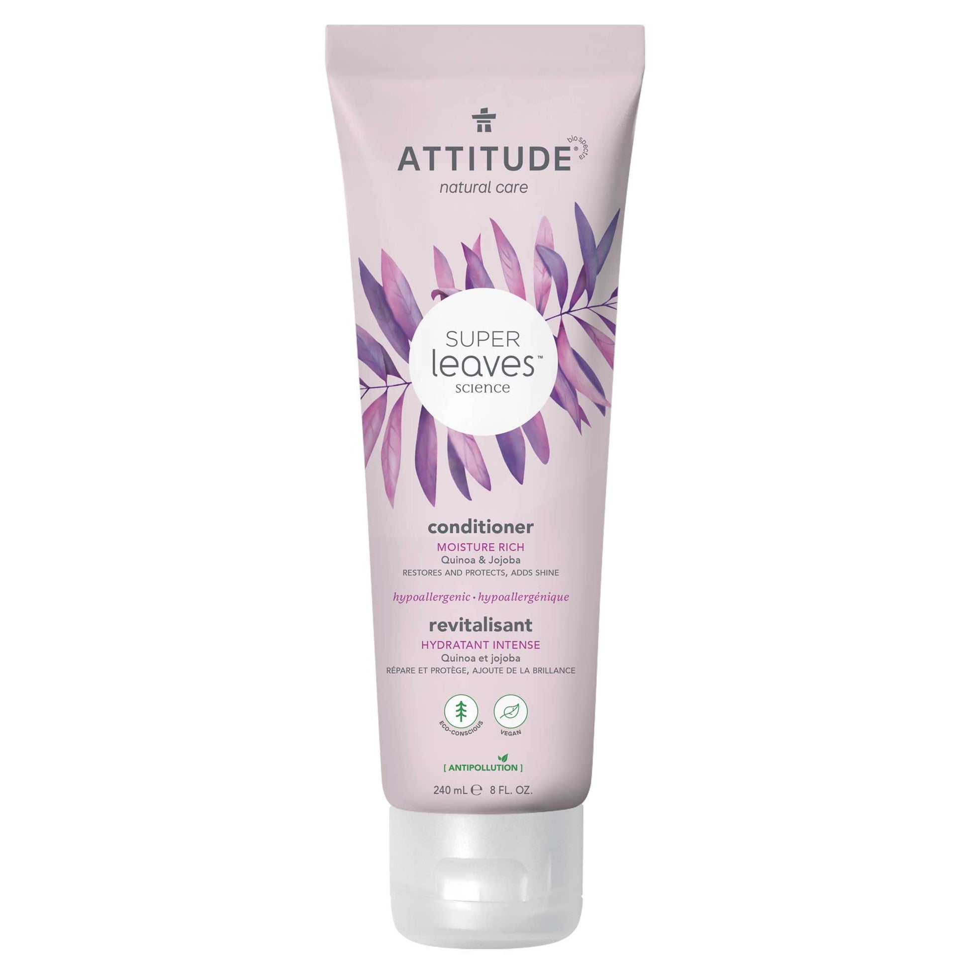 ATTITUDE Super Leaves Conditioner Moisture Rich Restores and protects 11107_en?_main? 8.1 FL. OZ.