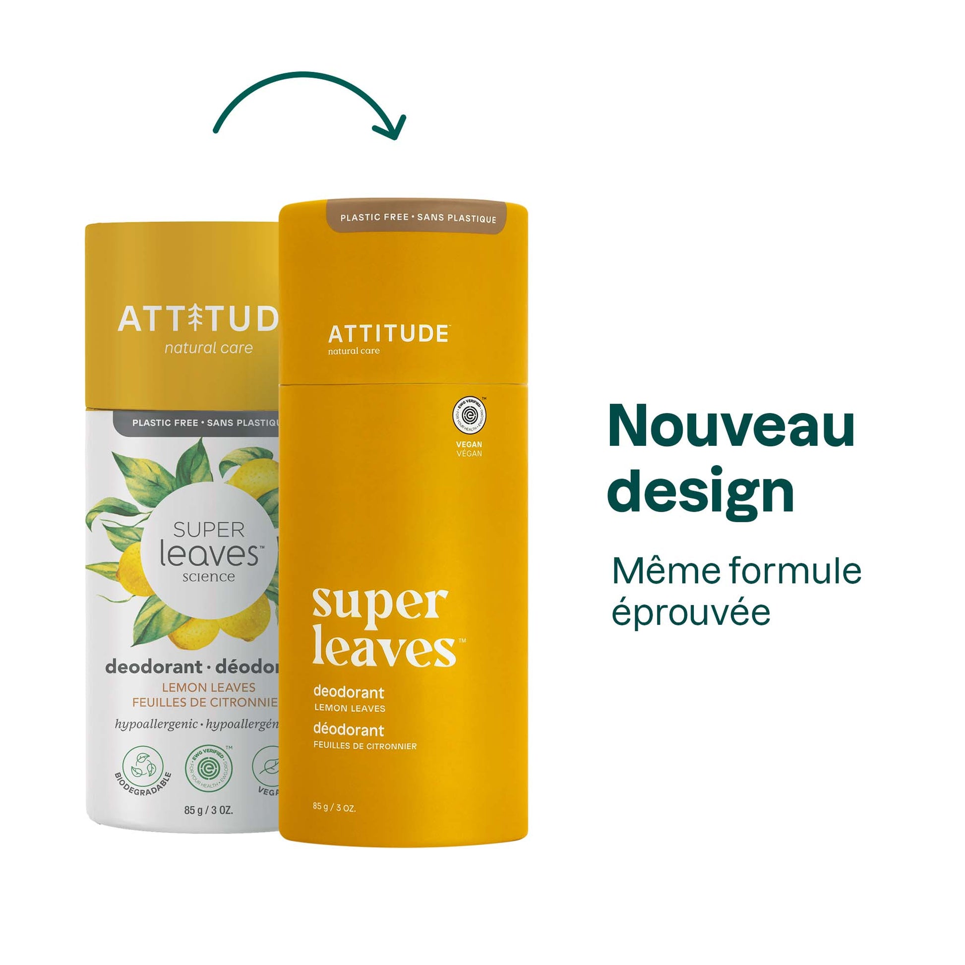 ATTITUDE Super leaves Biodegredable Deodorant Lemon Leaves 11992_en? Lemon Leaves 1 unit