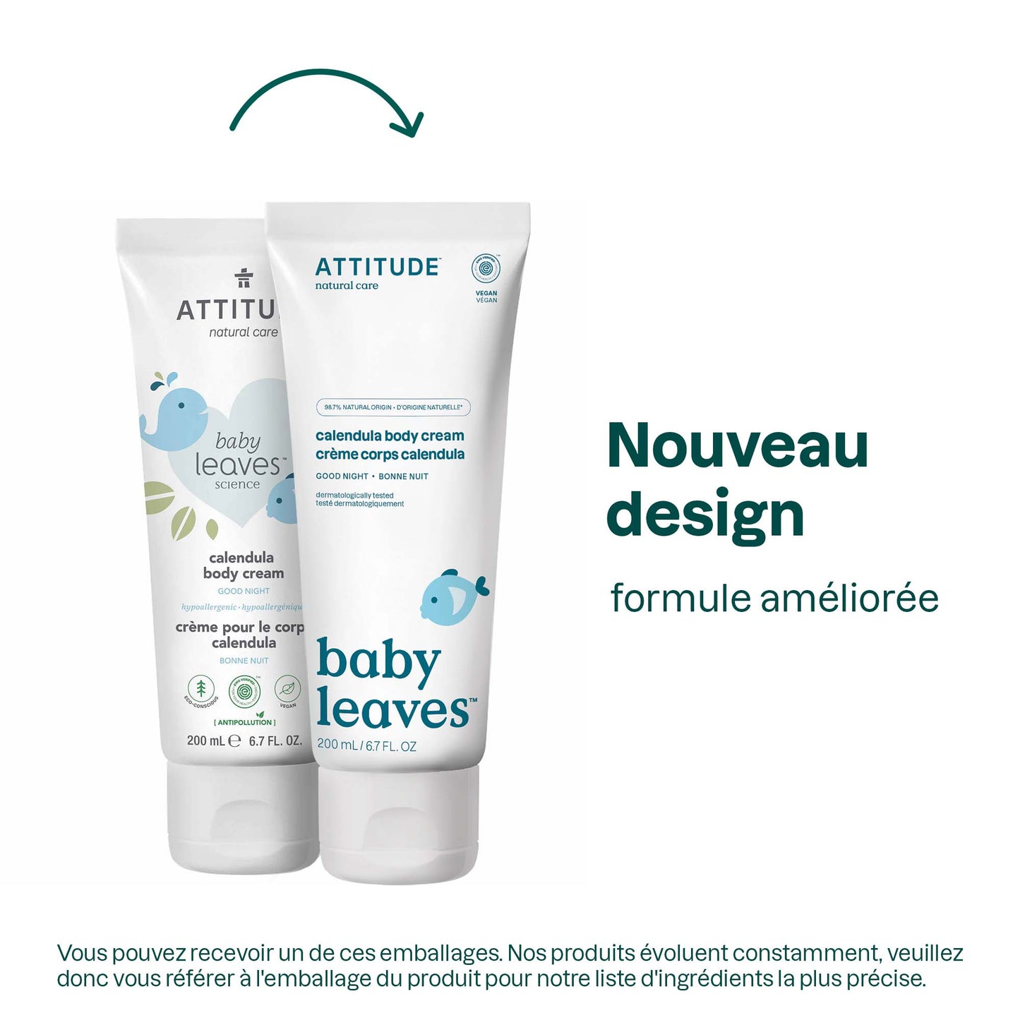 ATTITUDE baby leaves™ Calendula Natural Body Cream Good Night 16713_en? Good Night