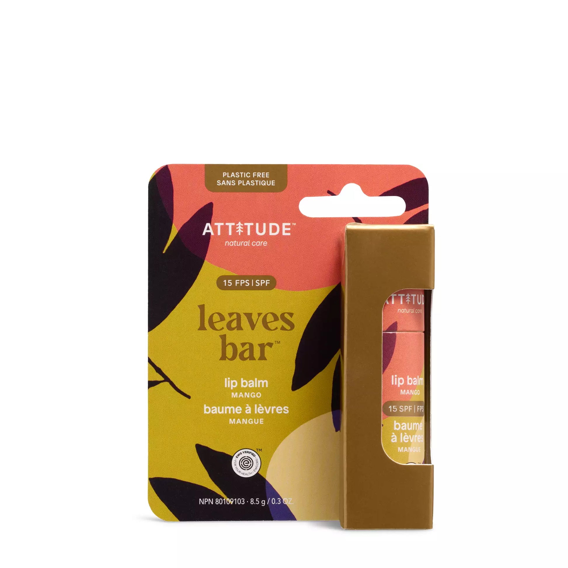 ATTITUDE leaves bar lip balm spf 15 mango 11983_en?