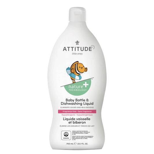  ATTITUDE Nature+ baby bottle dishwashing liquid fragrance free hypoallergenic 13179_en?_main? Unscented / 23.7 FL. OZ.