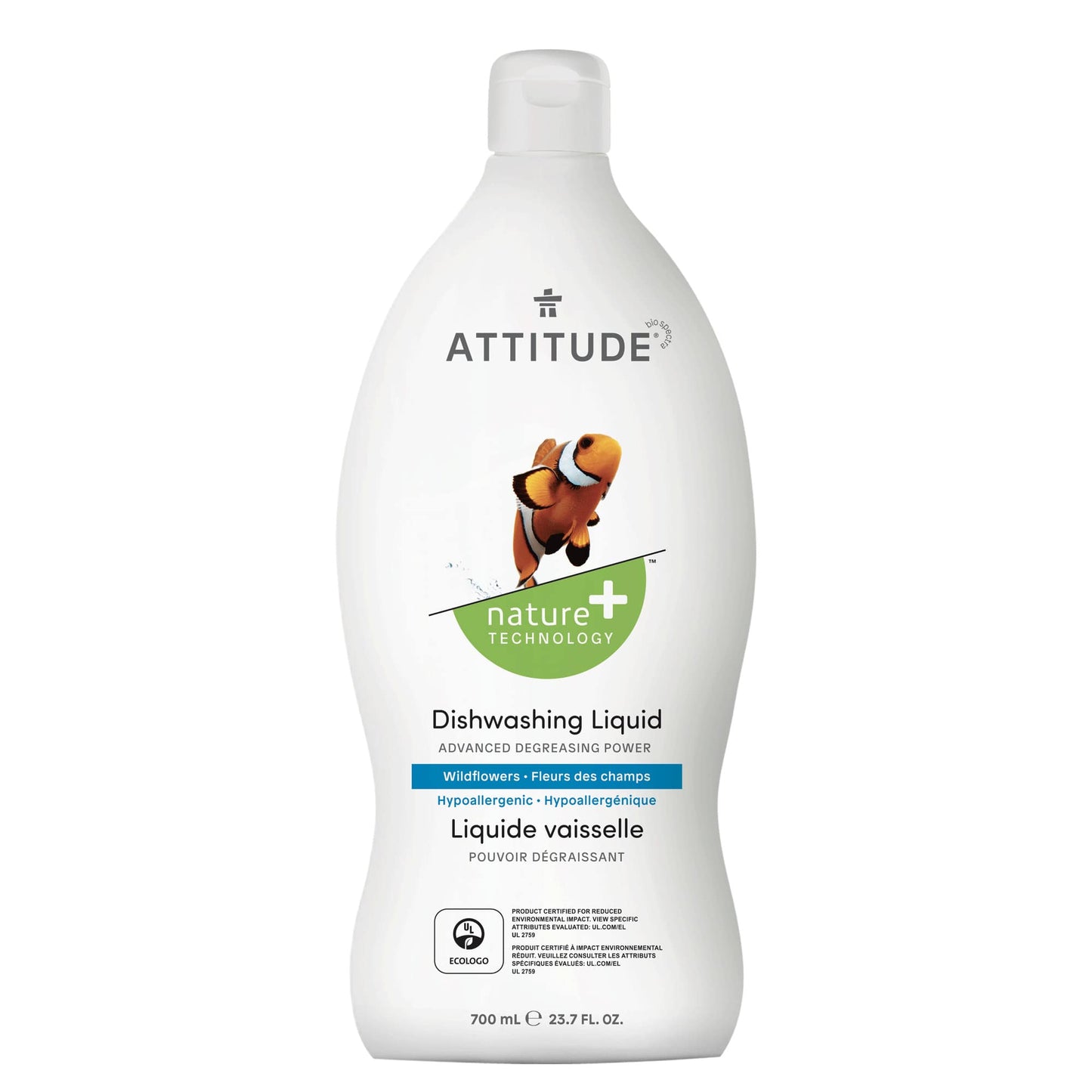 ATTITUDE Nature+ dishwashing liquid wildflowers hypoallergenic 13173_en?_main? Wildflowers / Bottle 23.7 FL. OZ.