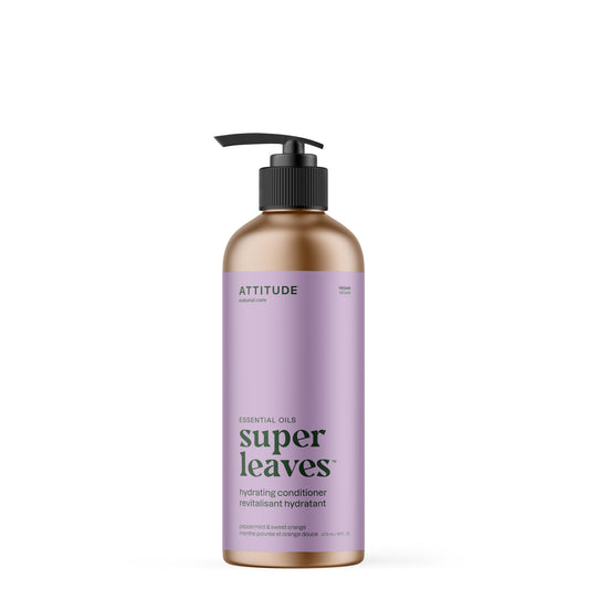 ATTITUDE Super Leaves Essential oils conditioner hydrating Peppermint and sweet orange 19114_en?_main? 16 FL.OZ.