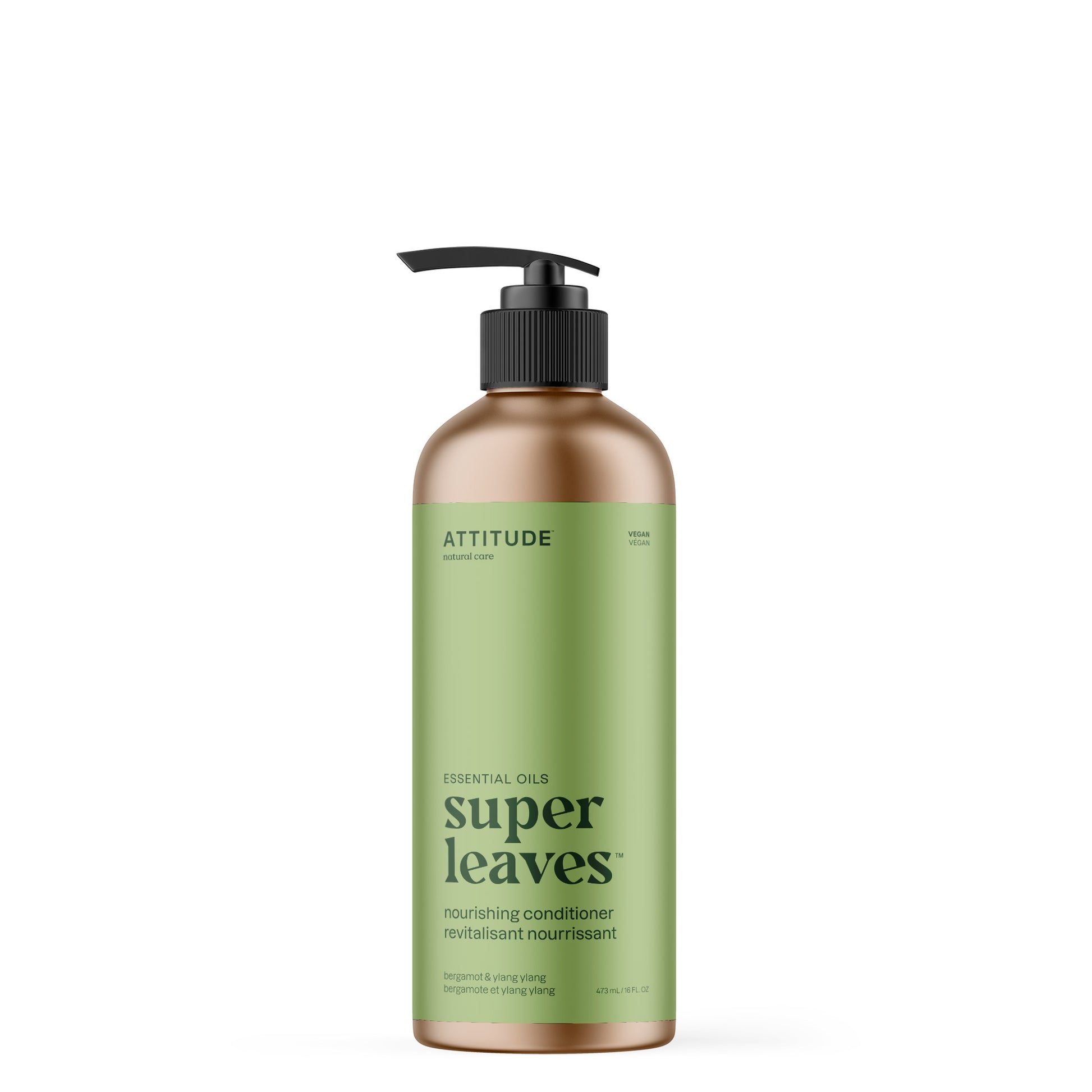 ATTITUDE Super Leaves Essential oils conditioner nourishing Bergamot and ylang-ylang 19112_en?_main? 16 FL. OZ.